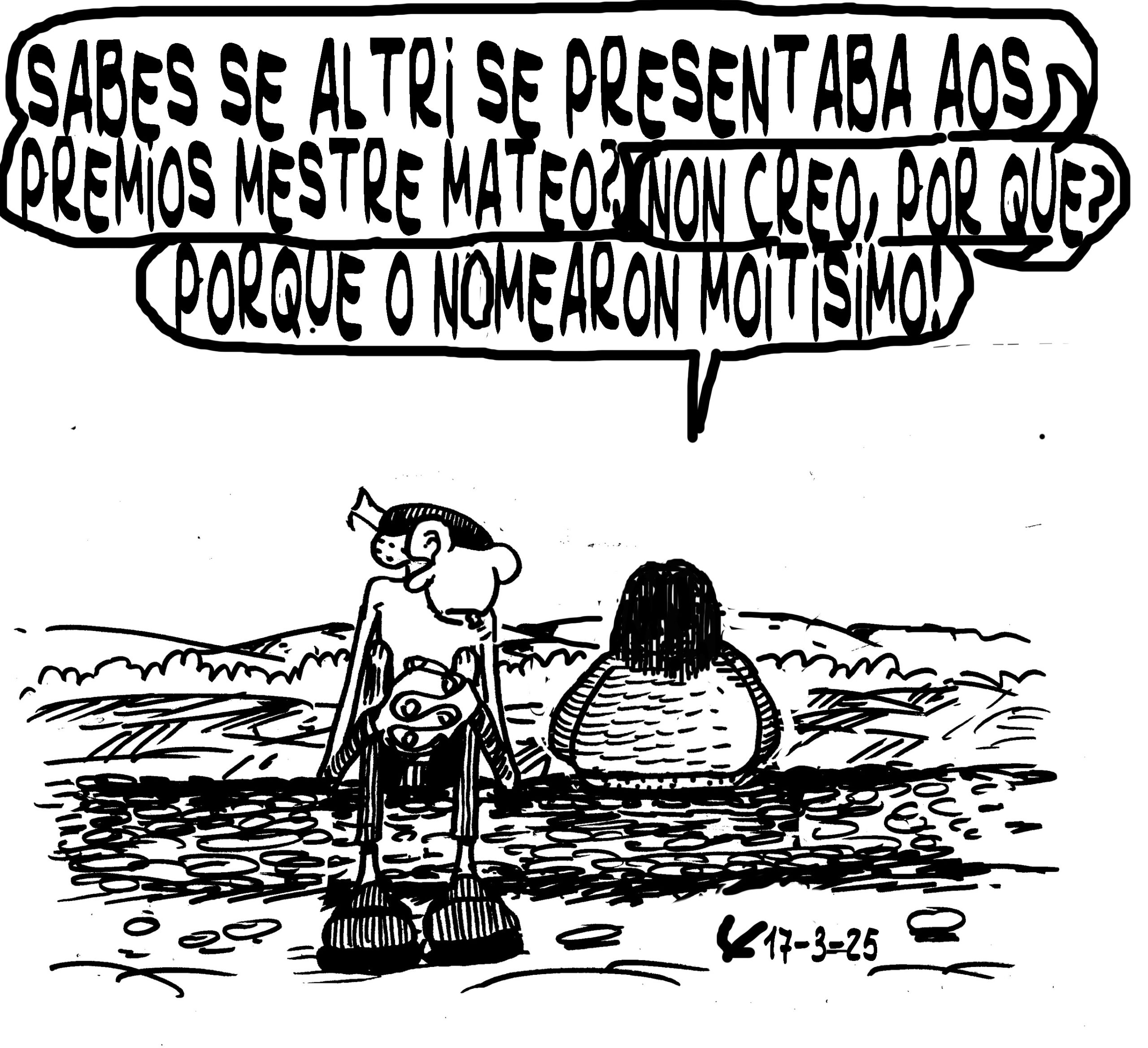 Viñeta de O Carrabouxo do 17 de marzo de 2025