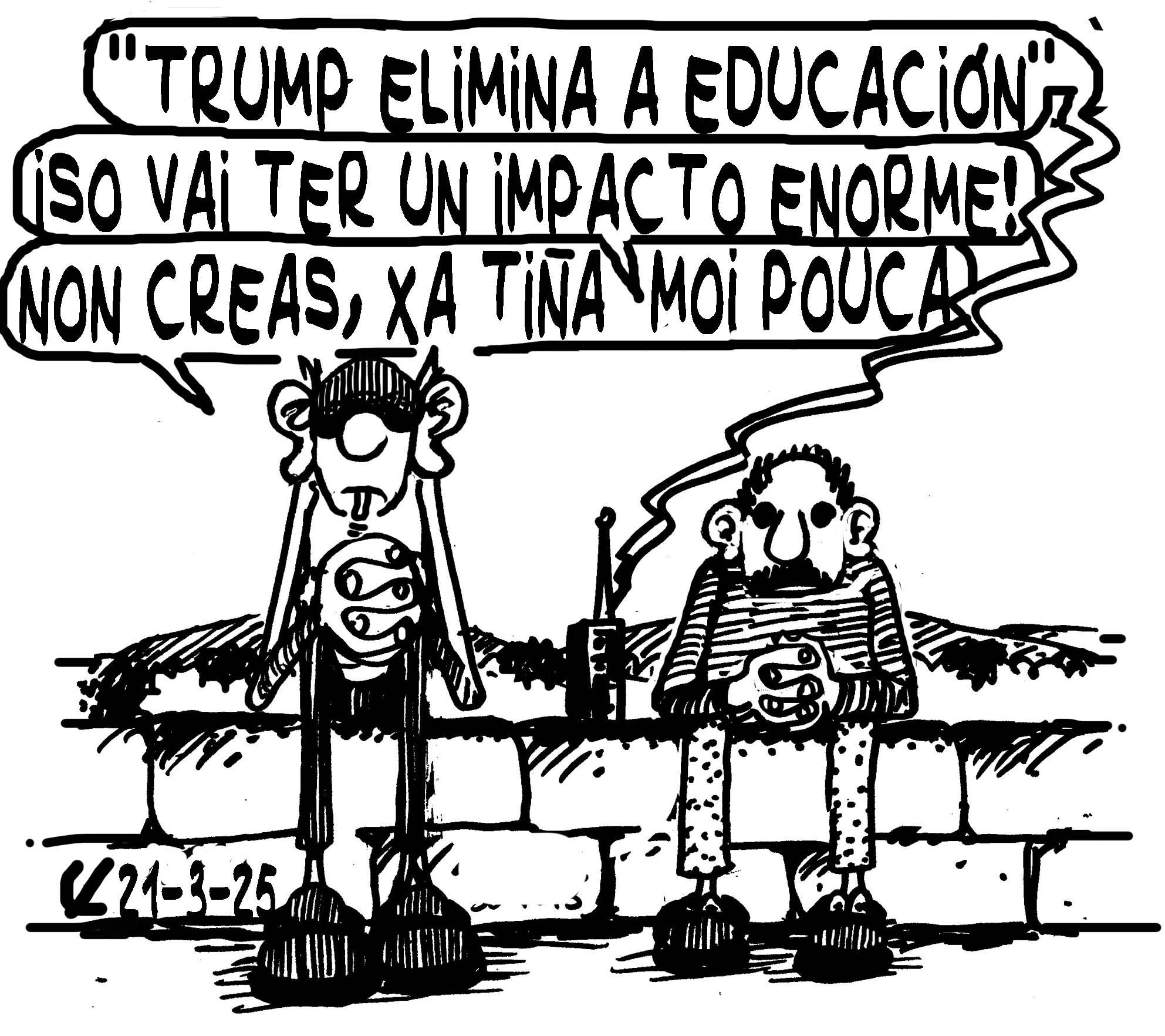 Viñeta de O Carrabouxo do 21 de marzo de 2025