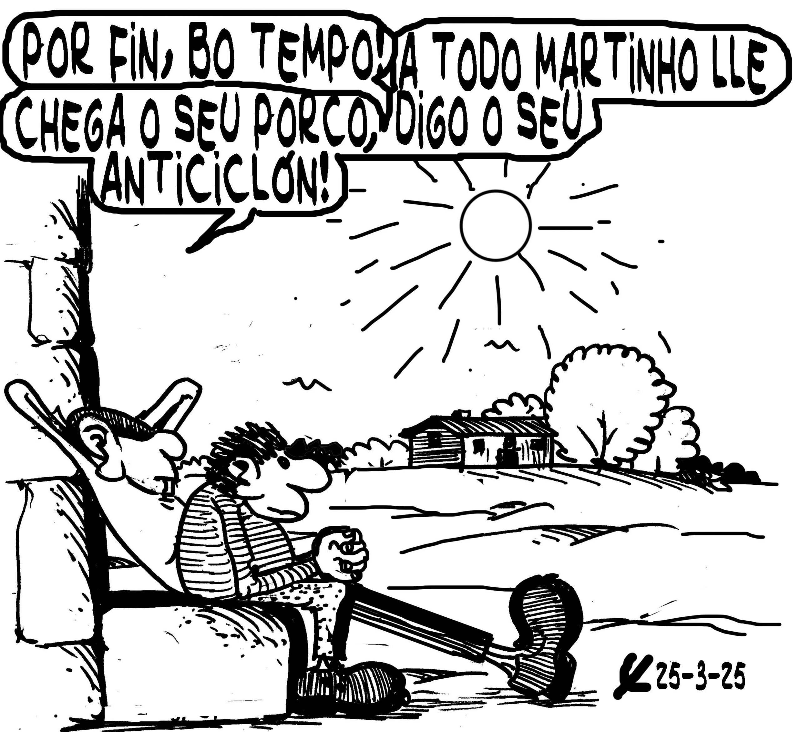 Viñeta de O Carrabouxo do 25 de marzo de 2025