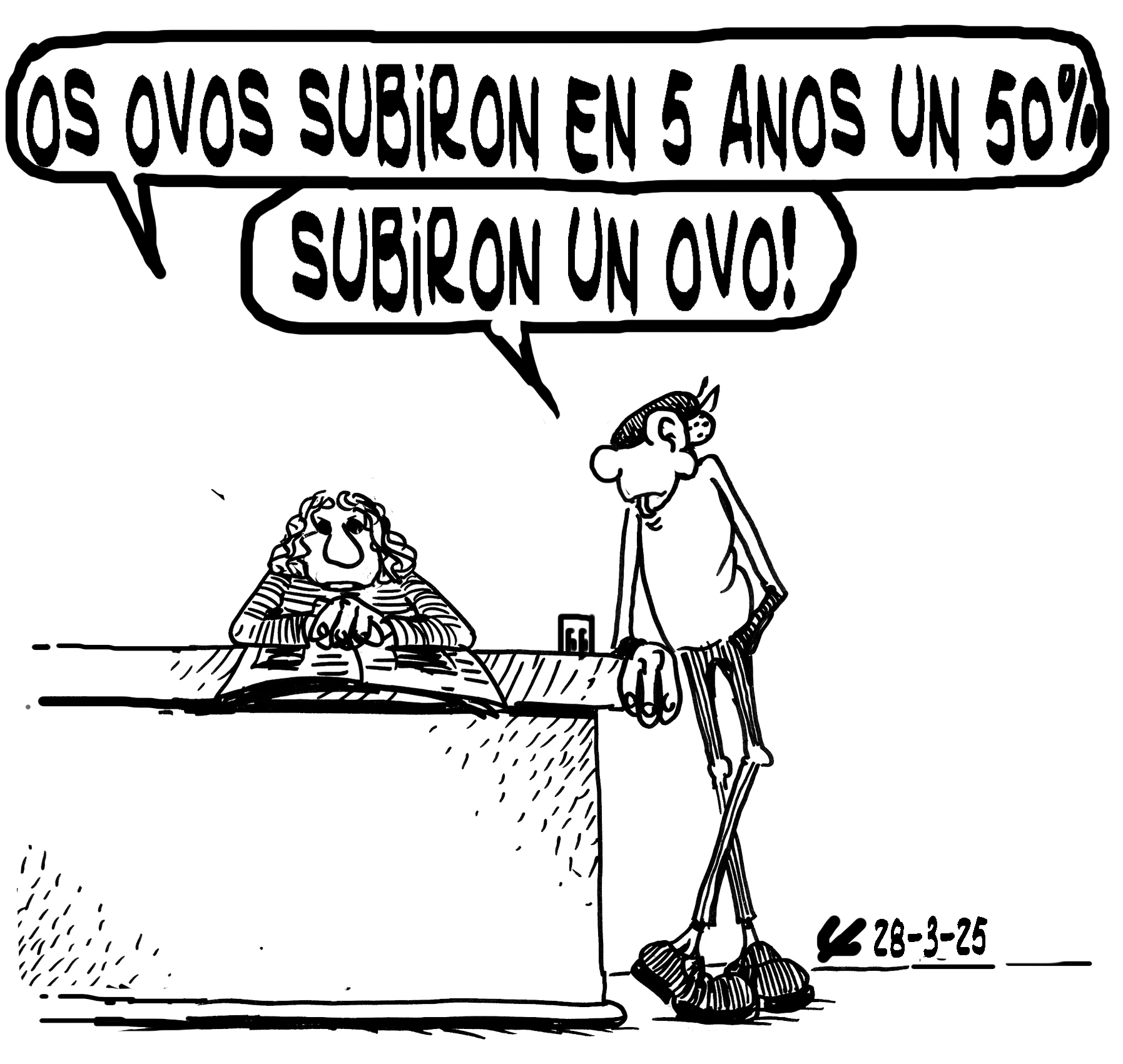Viñeta de O Carrabouxo do 28 de marzo de 2025
