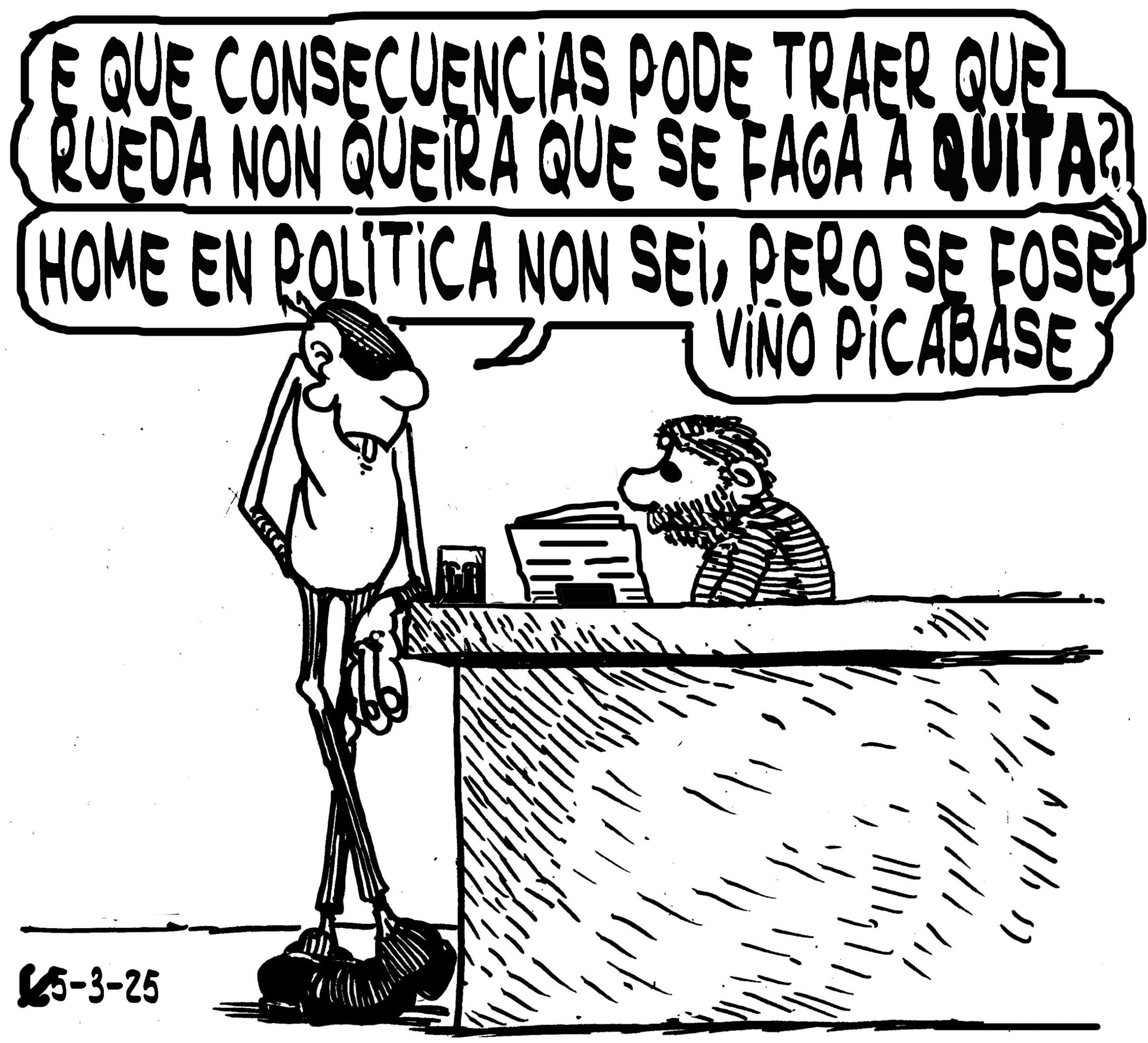 Viñeta de O Carrabouxo do 5 de marzo de 2025