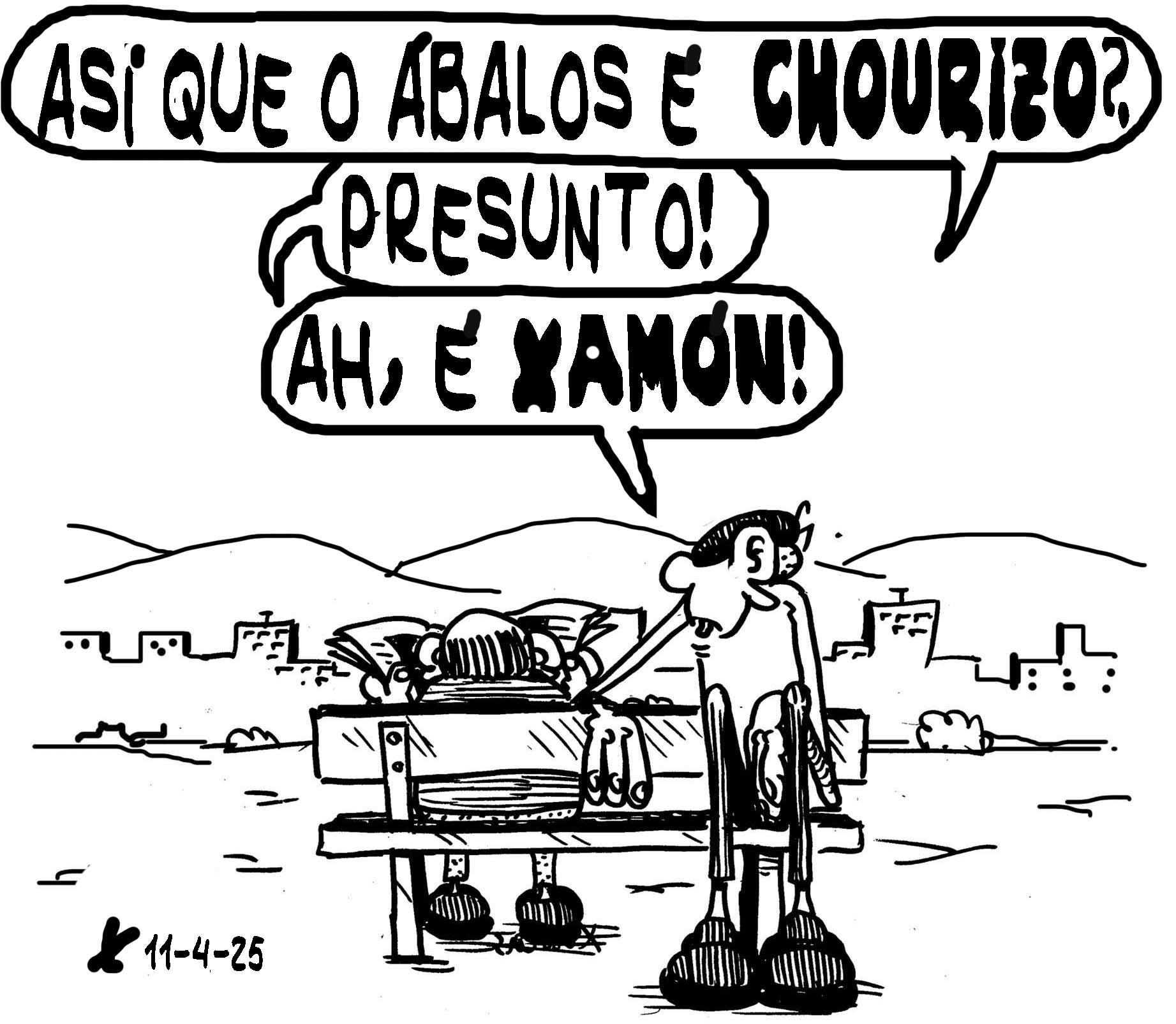 Viñeta de O Carrabouxo do 11 de abril de 2025