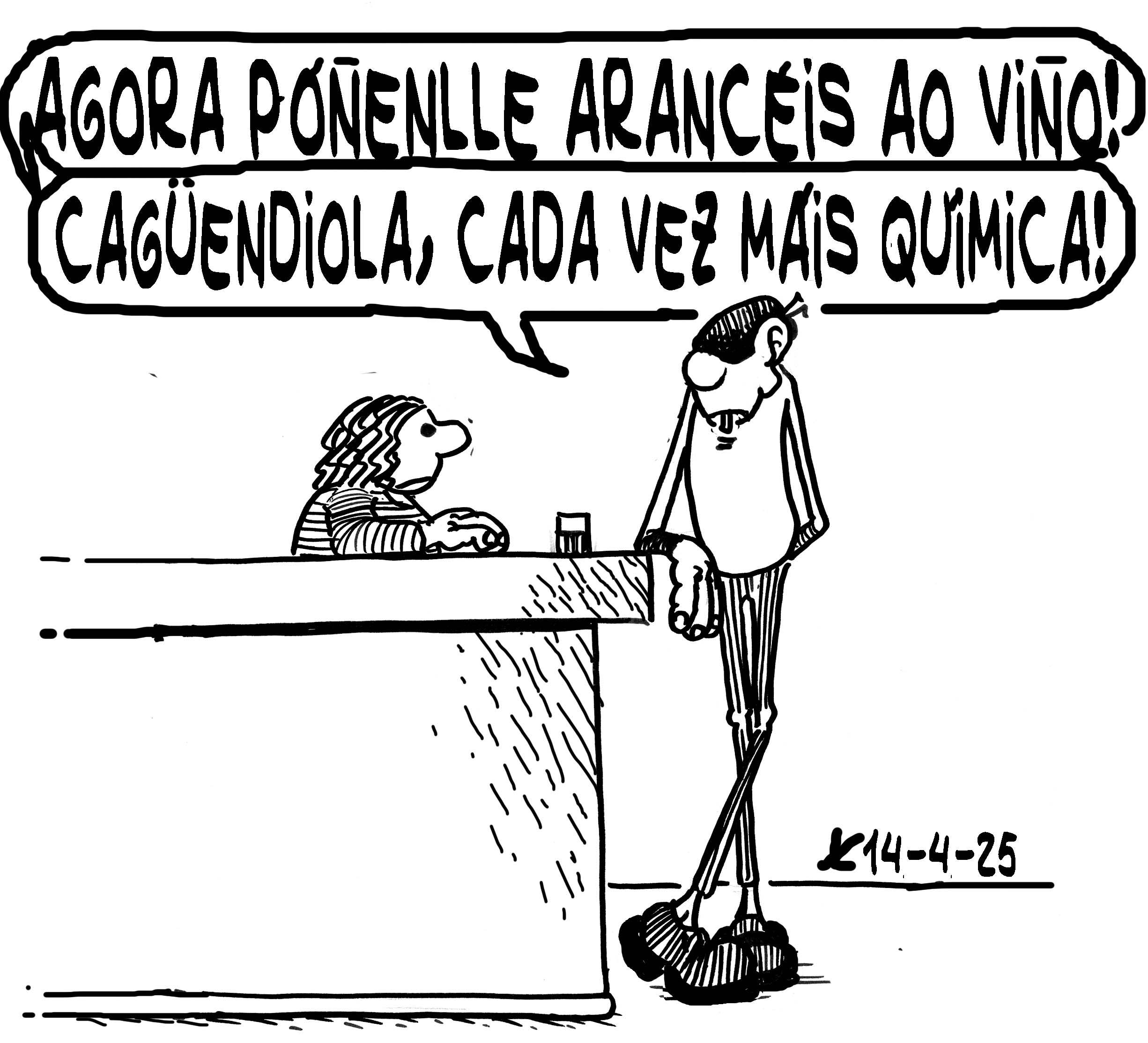 Viñeta de O Carrabouxo do 14 de abril de 2025
