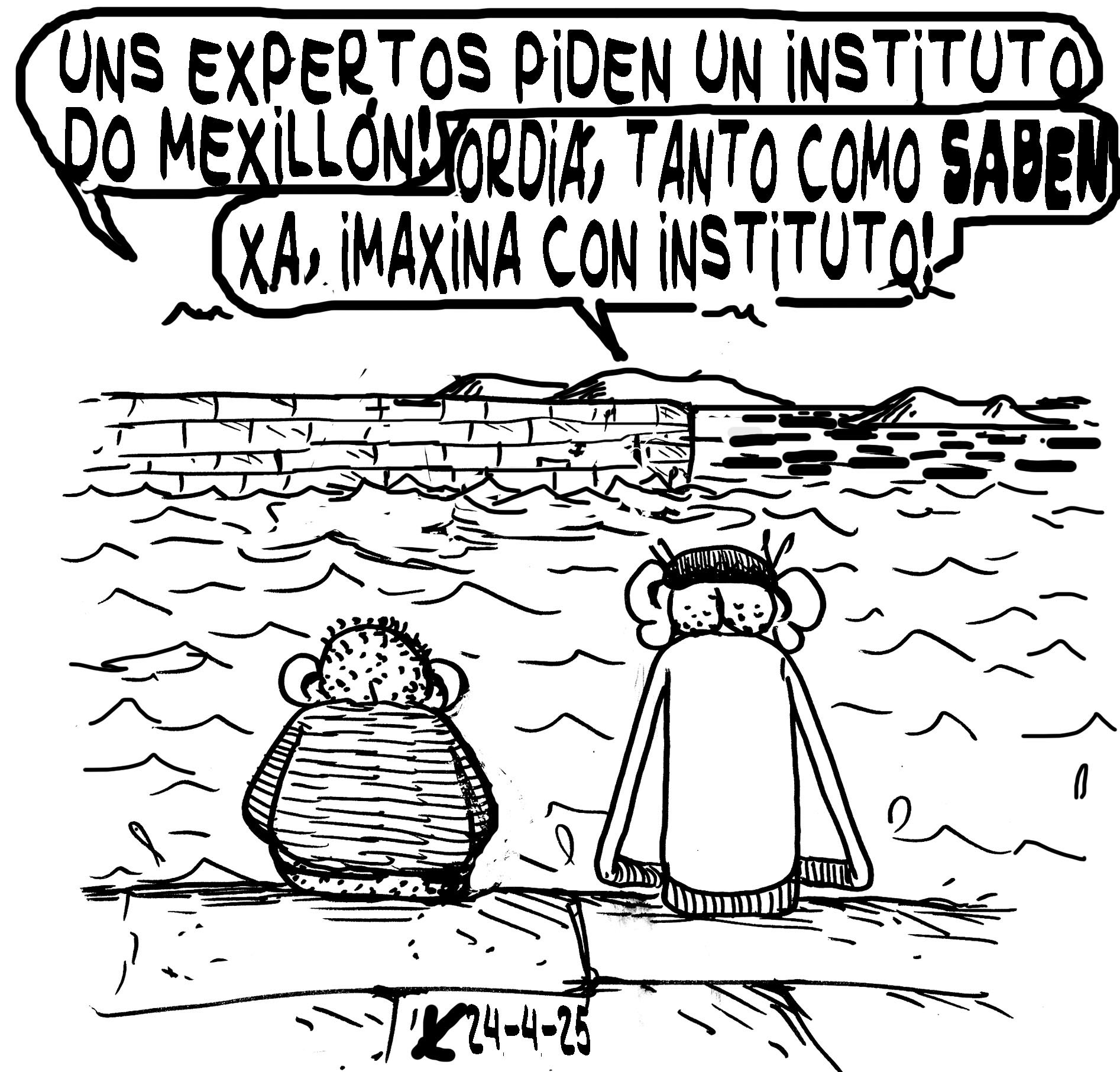 Viñeta de O Carrabouxo do 24 de abril de 2025