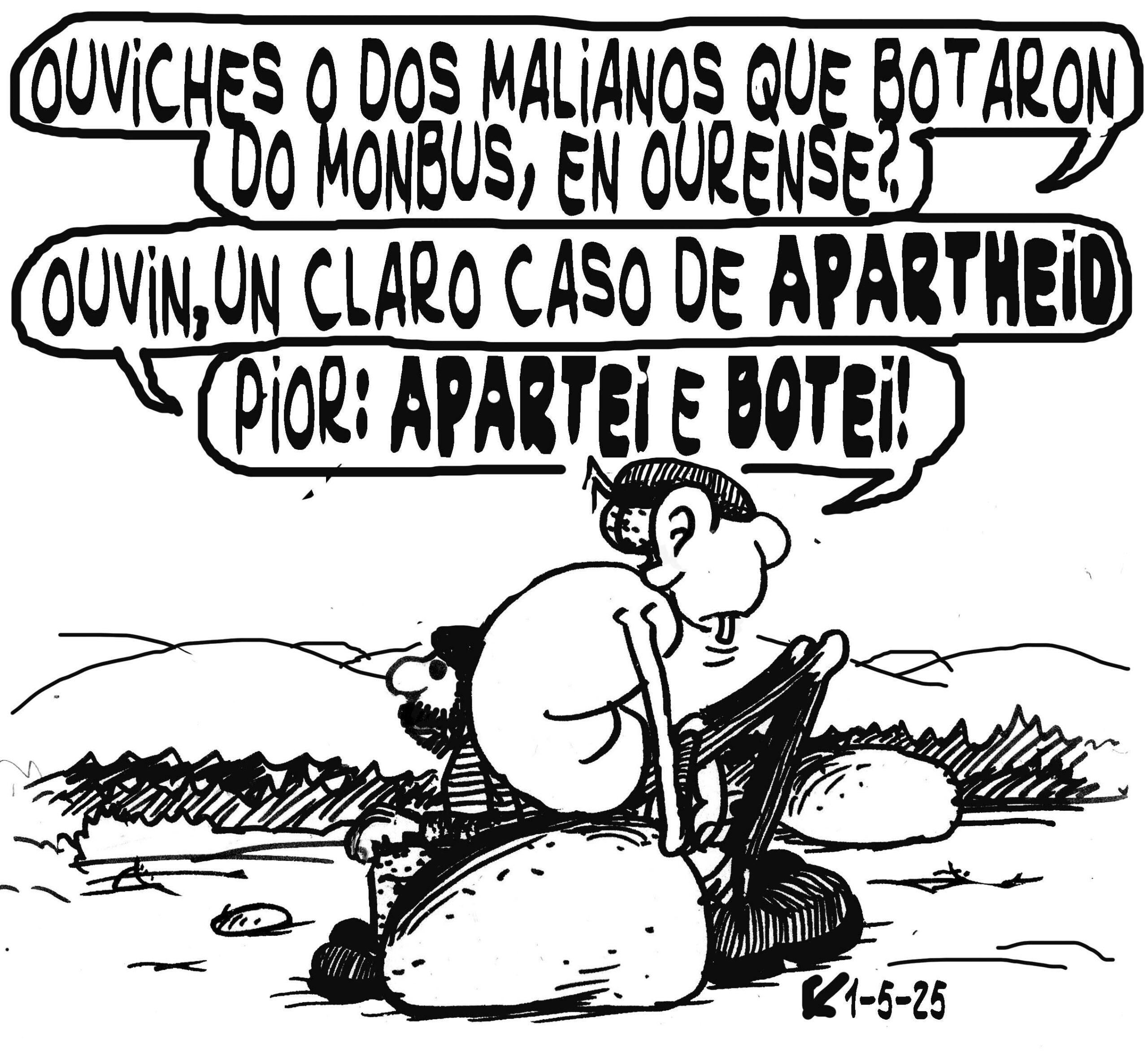 Viñeta de O Carrabouxo do 1 de maio de 2025