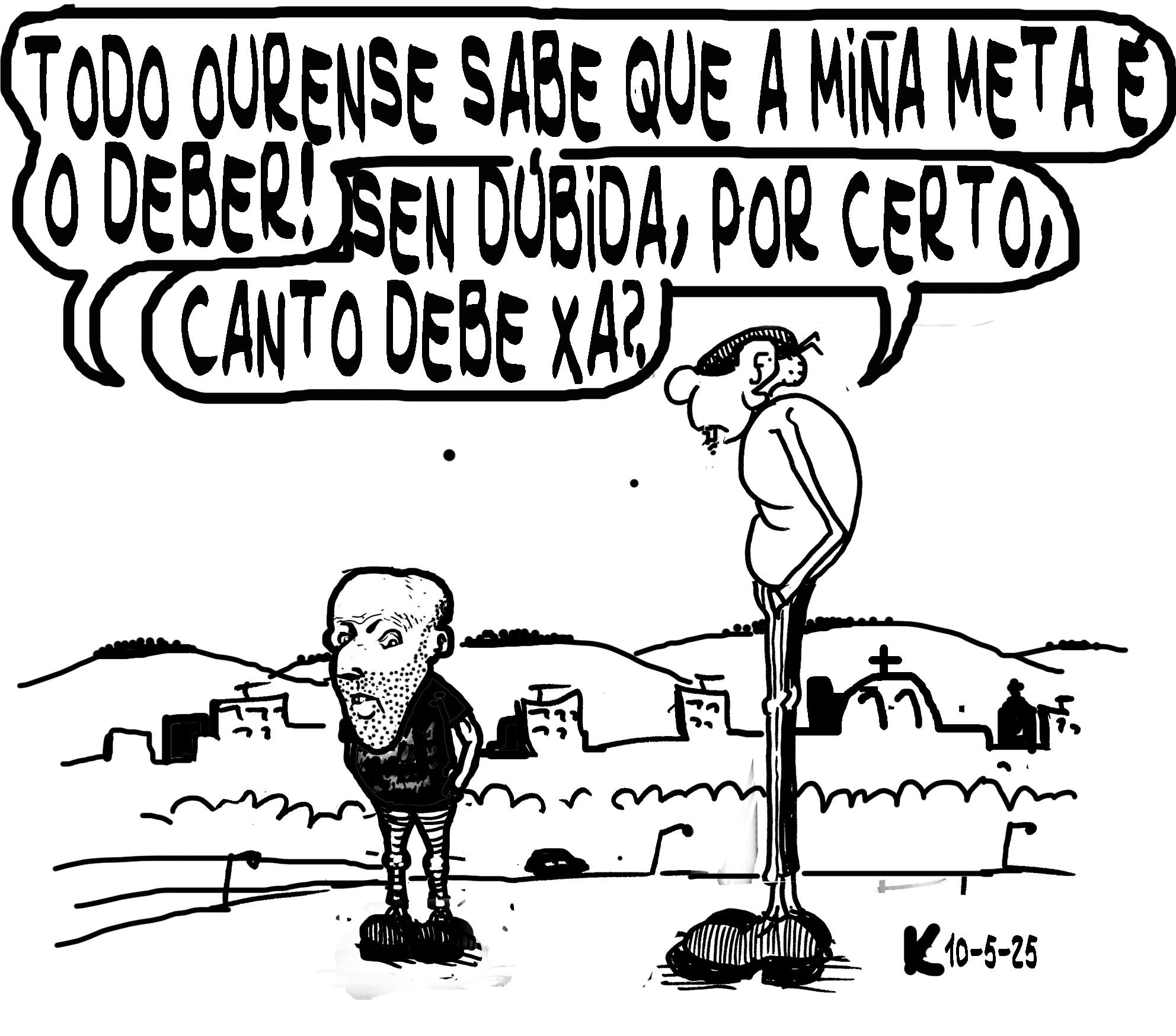 Viñeta de O Carrabouxo do 10 de maio de 2025