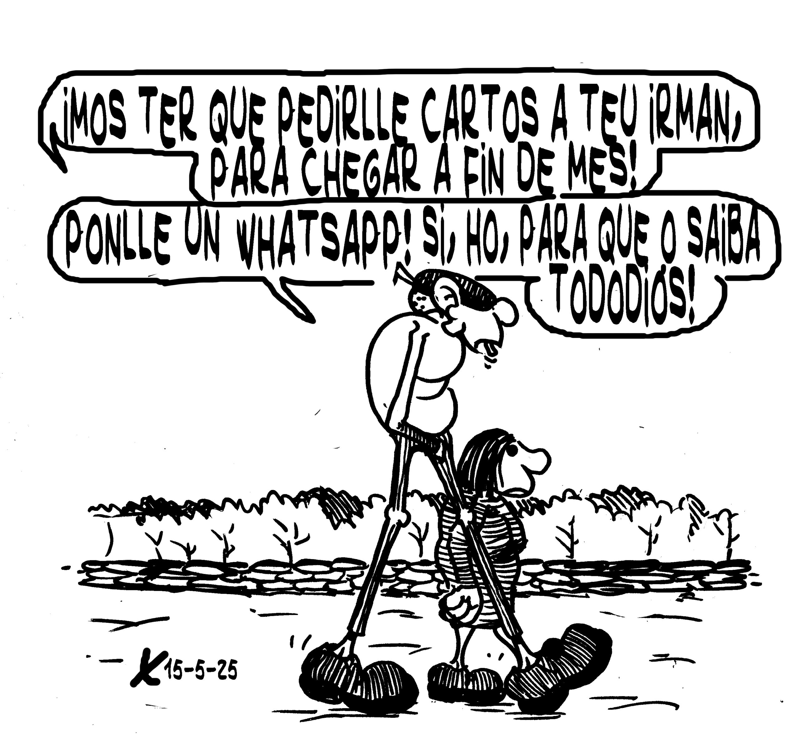 Viñeta de O Carrabouxo do 15 de maio de 2025