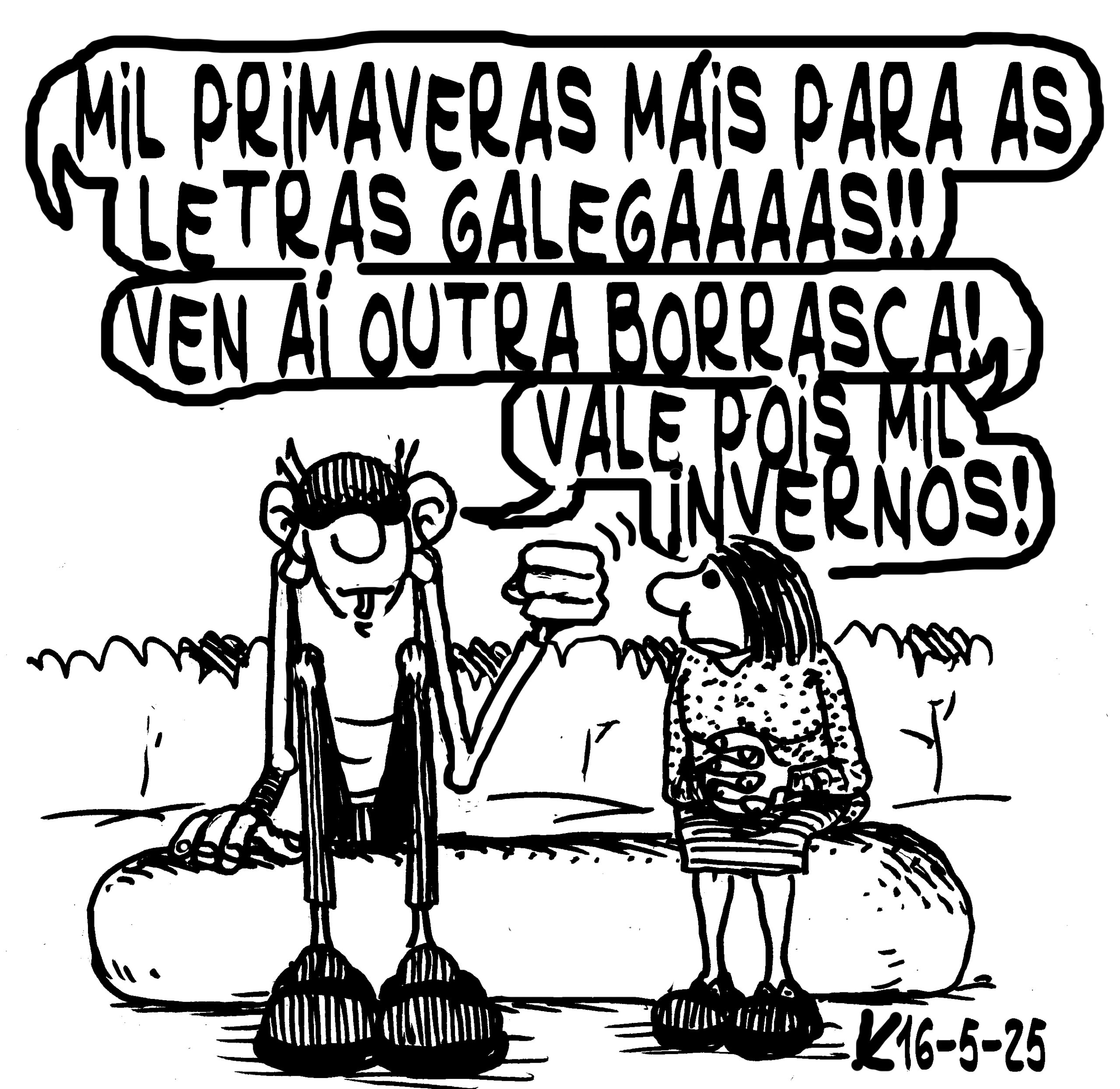 Viñeta de O Carrabouxo do 16 de maio de 2025