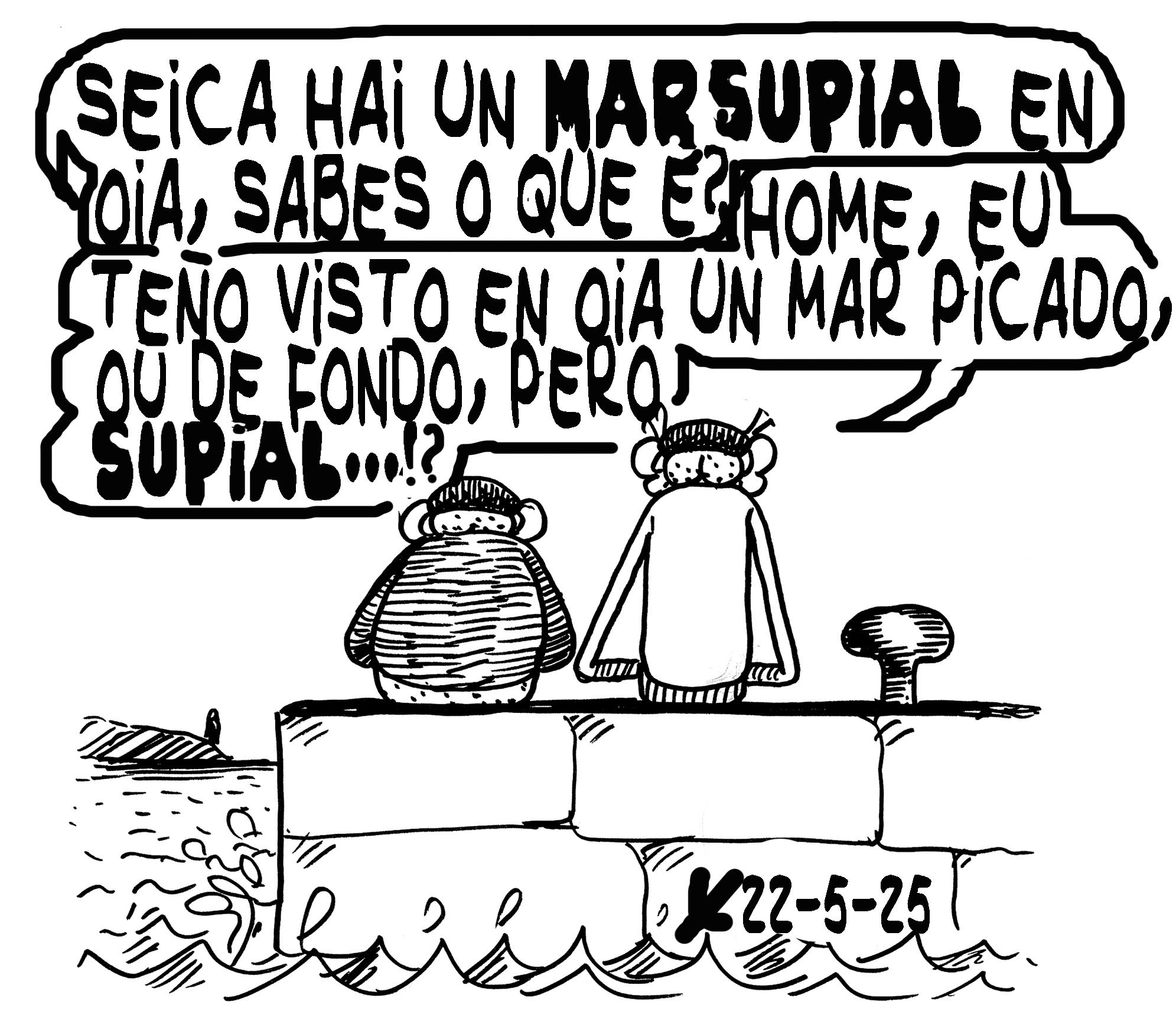 Viñeta de O Carrabouxo do 22 de maio de 2025