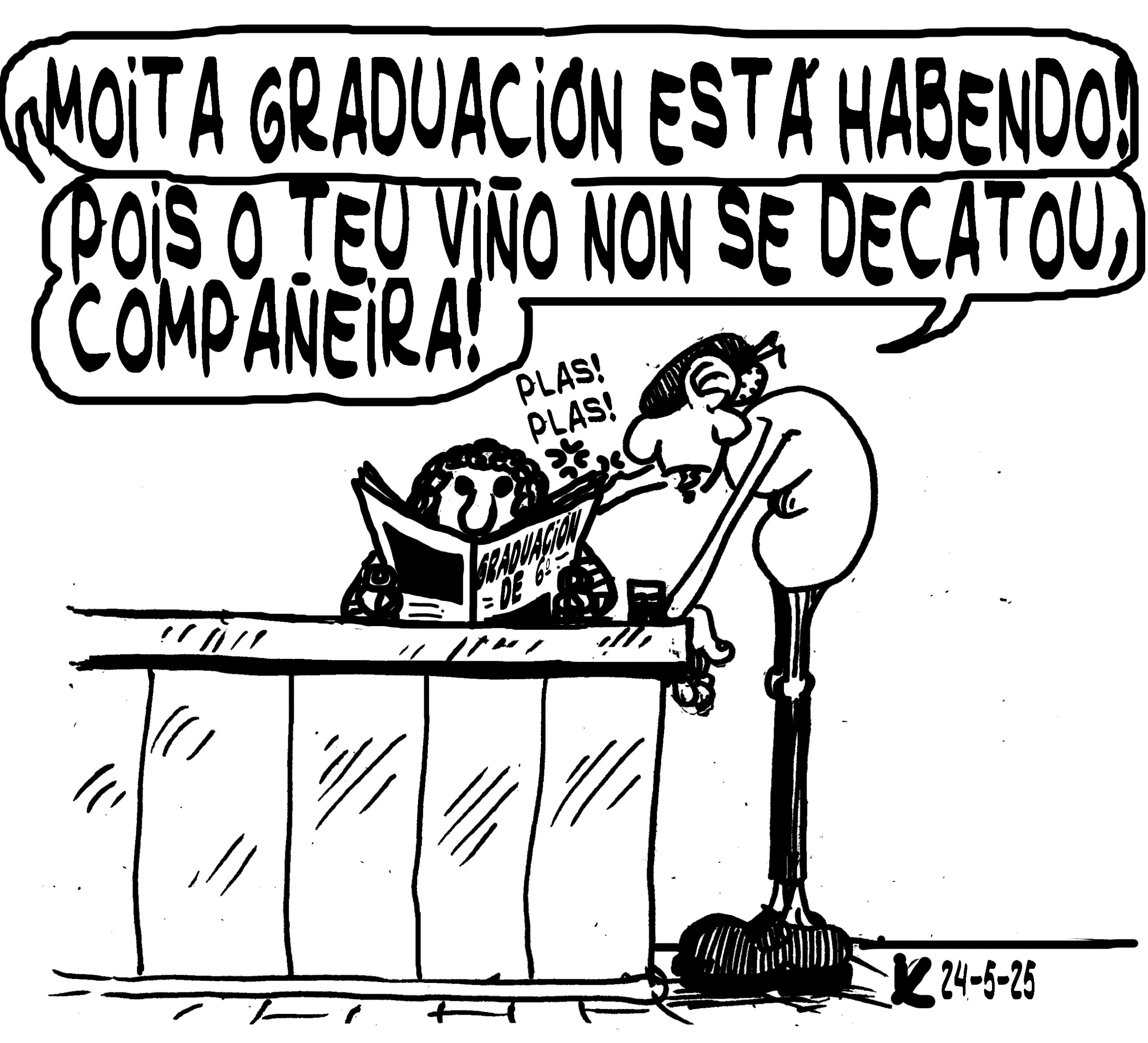 Viñeta de O Carrabouxo do 24 de maio de 2025