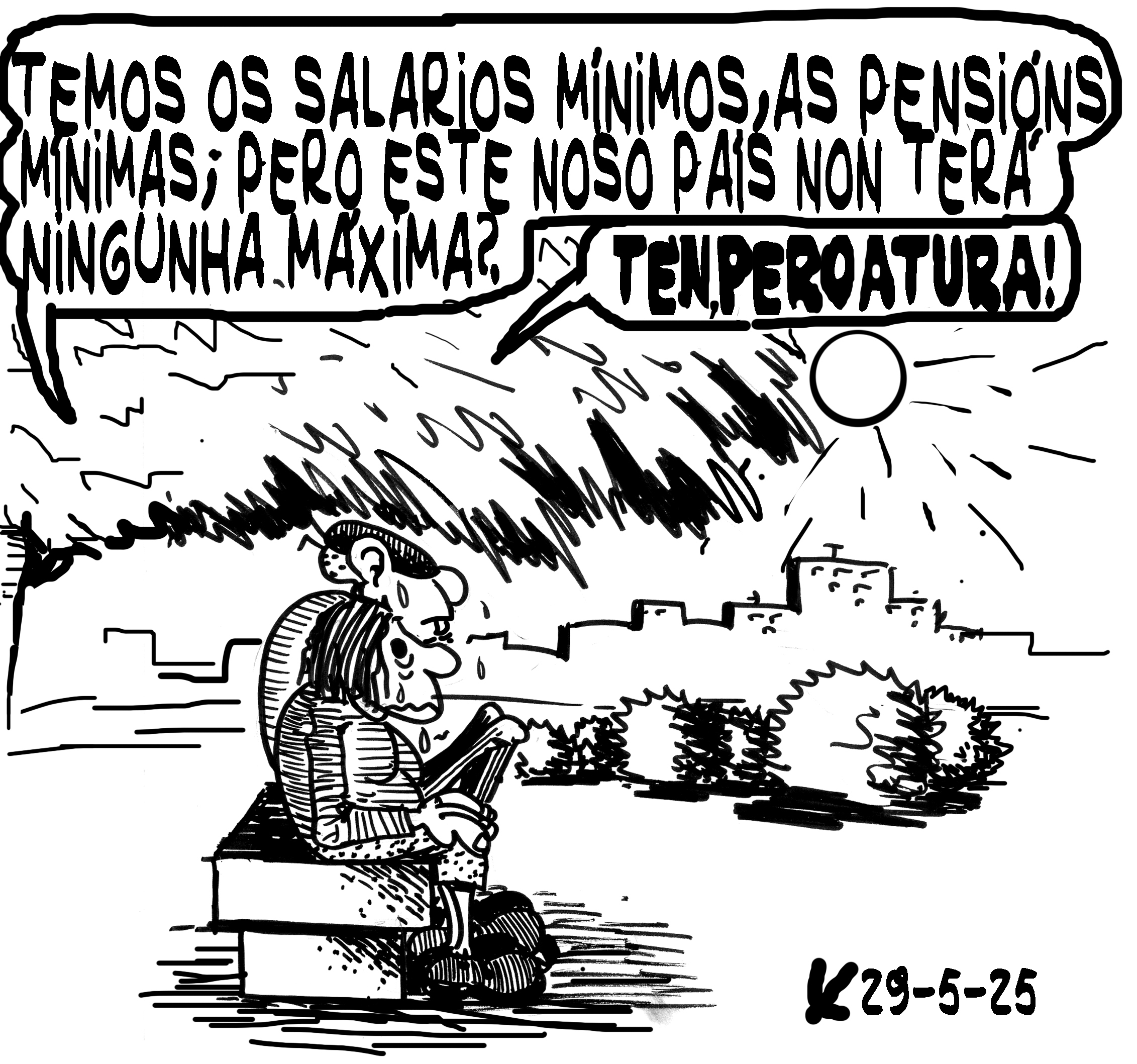 Viñeta de O Carrabouxo do 29 de maio de 2025