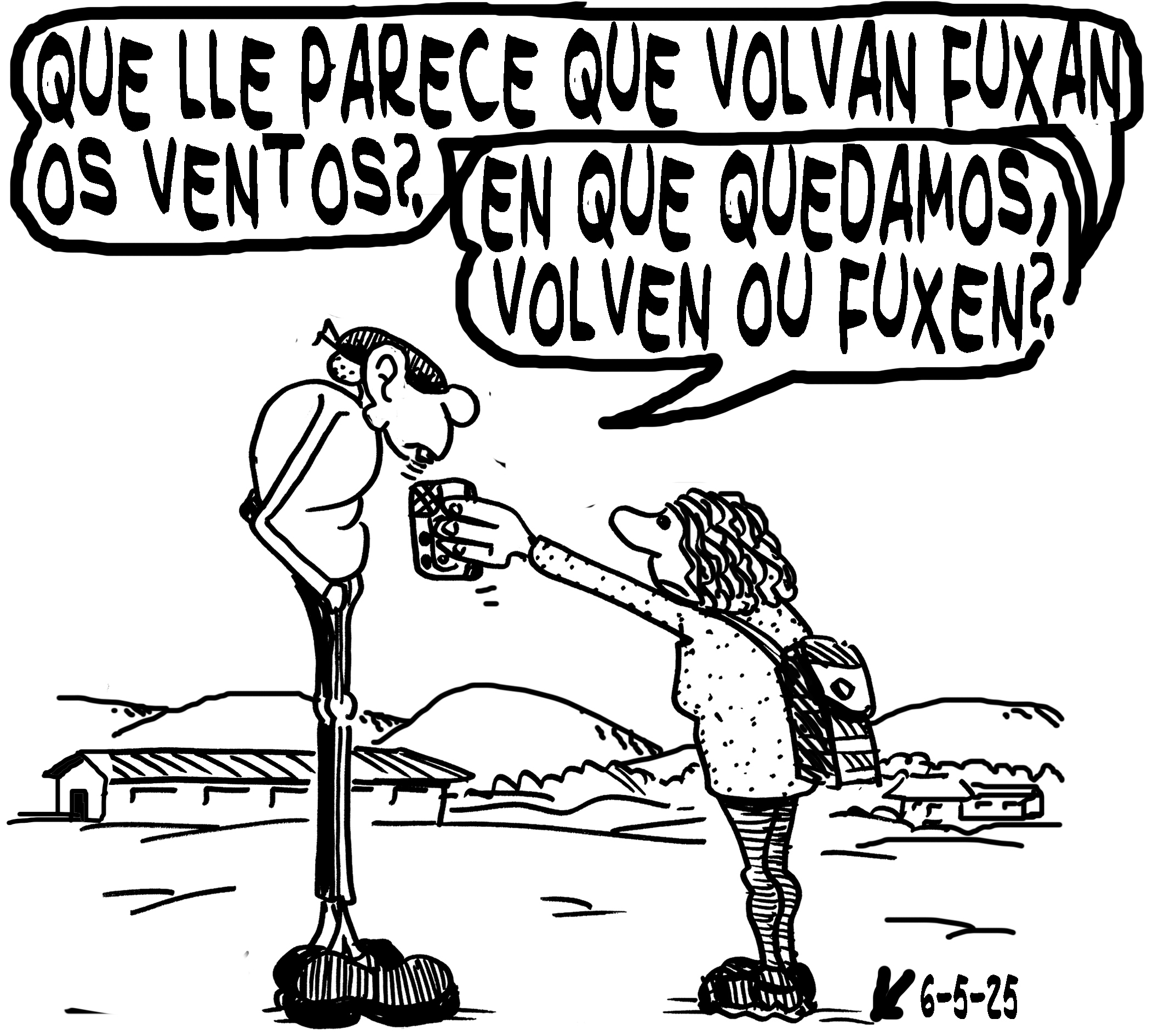 Viñeta de O Carrabouxo do 6 de maio de 2025