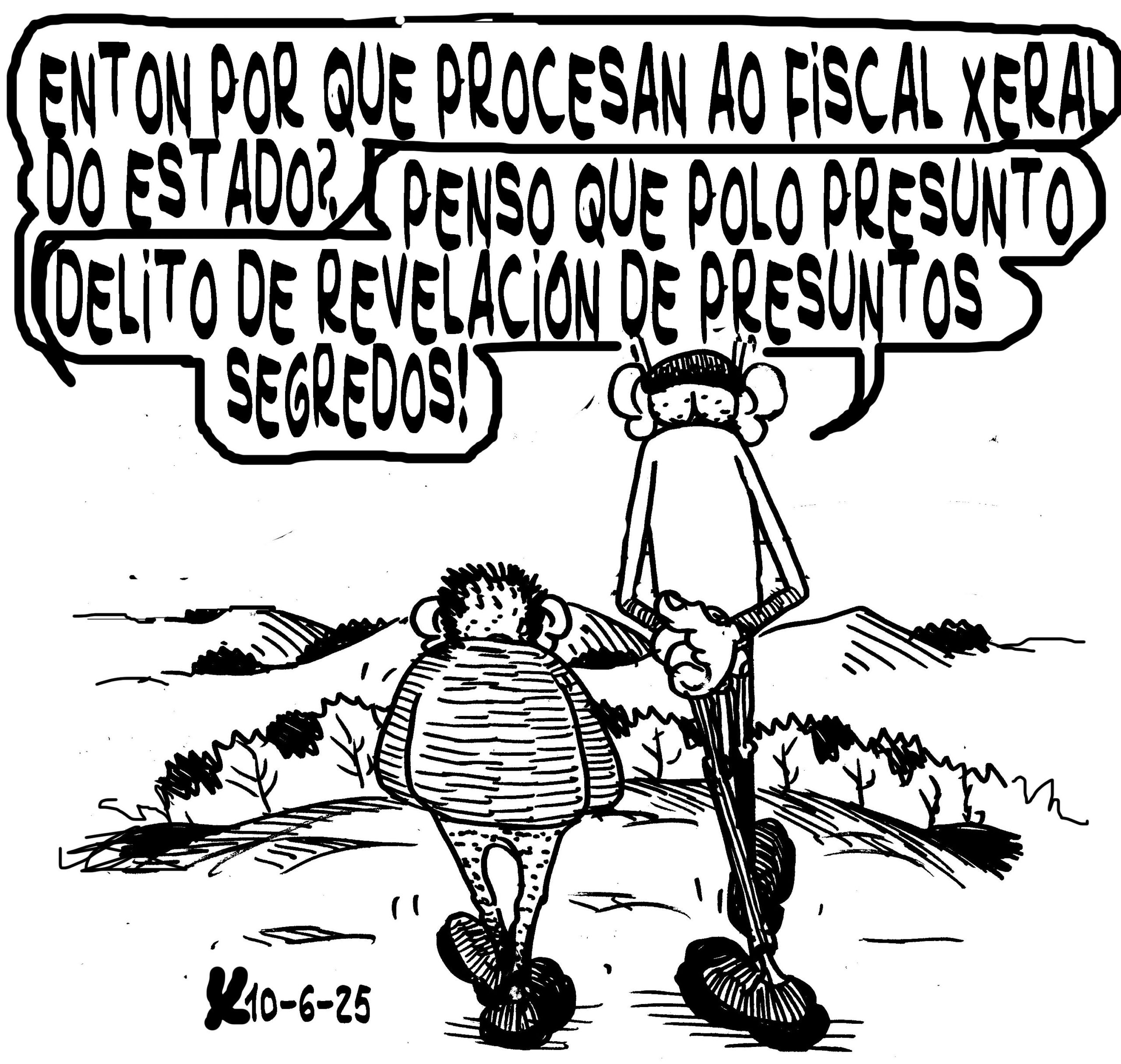 Viñeta de O Carrabouxo do 10 de xuño de 2025