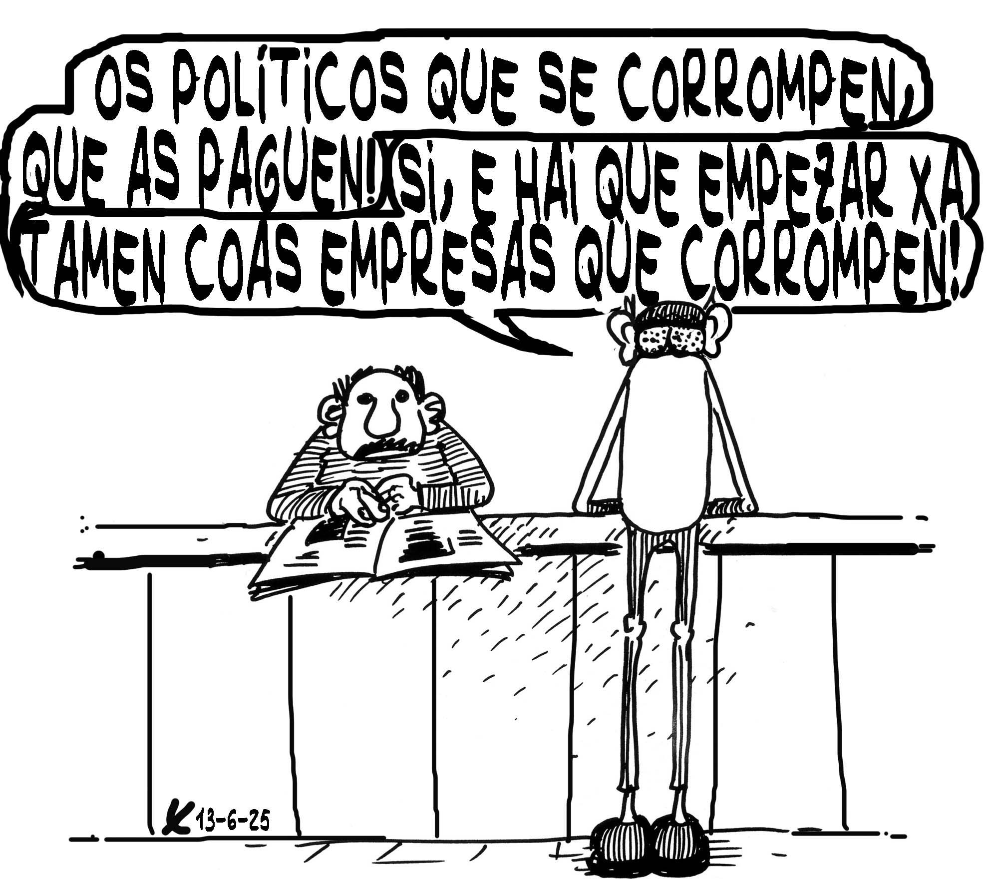 Viñeta de O Carrabouxo do 13 de xuño de 2025
