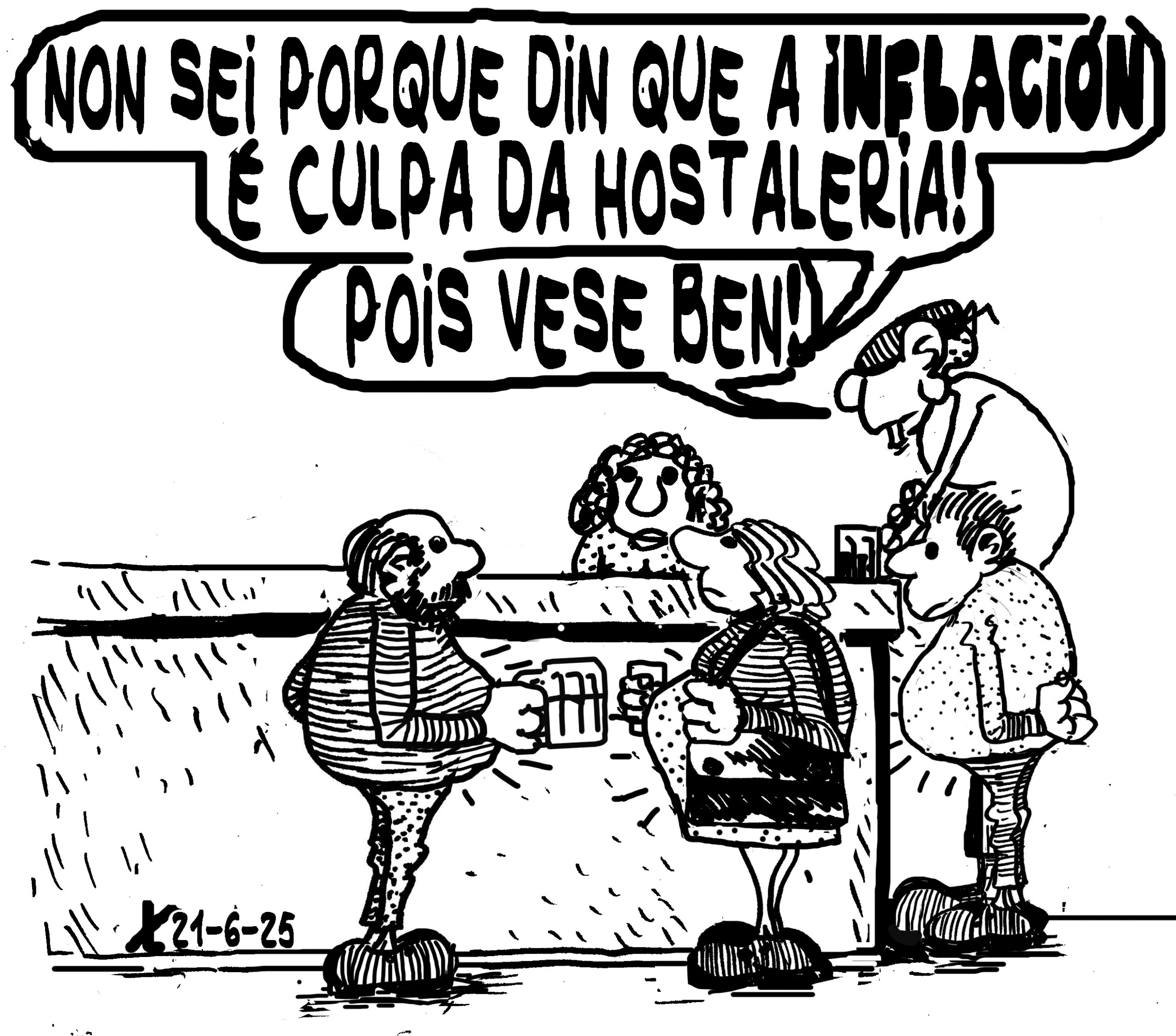 Viñeta de O Carrabouxo do 21 de xuño de 2025