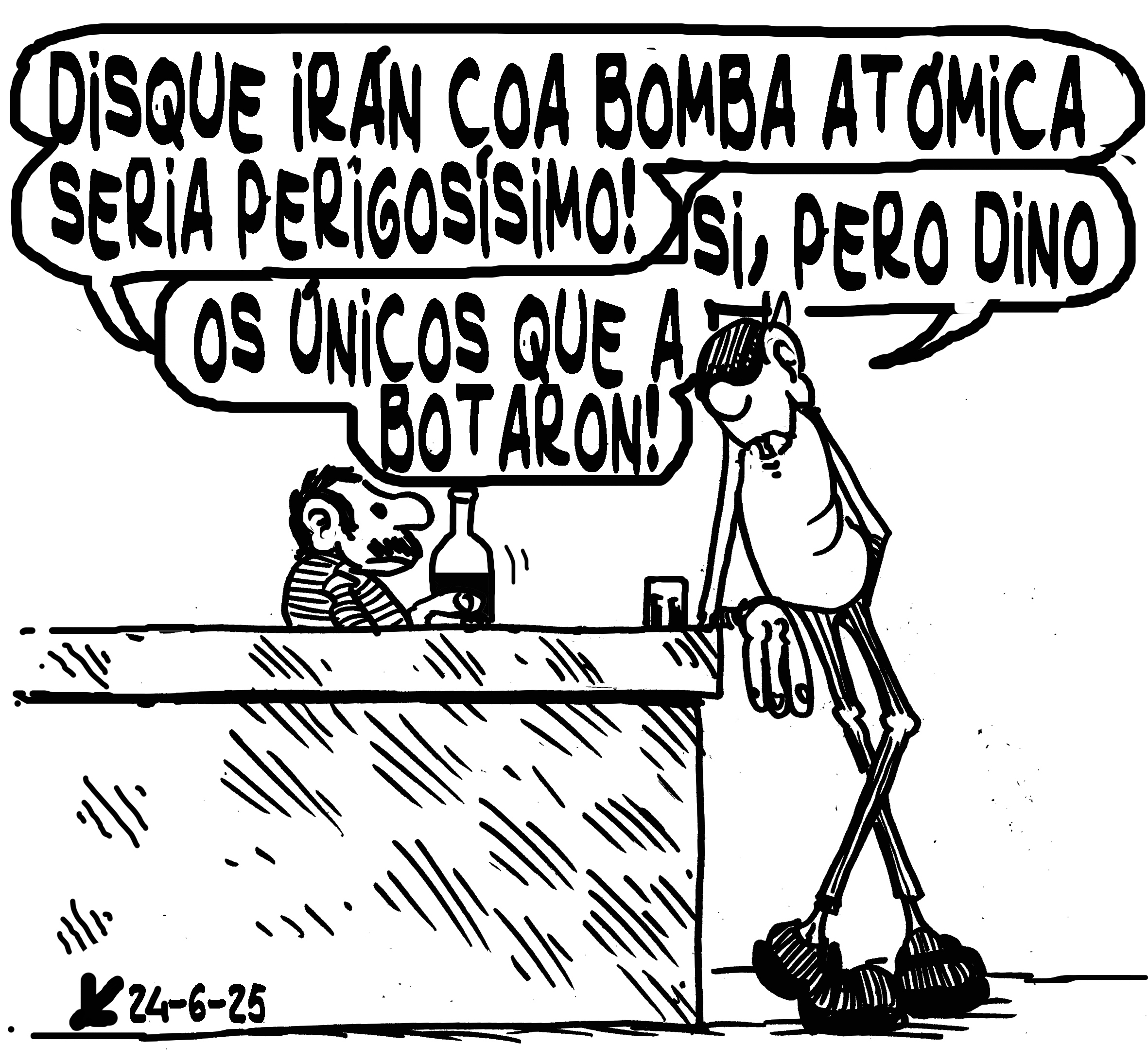 Viñeta de O Carrabouxo do 24 de xuño de 2025