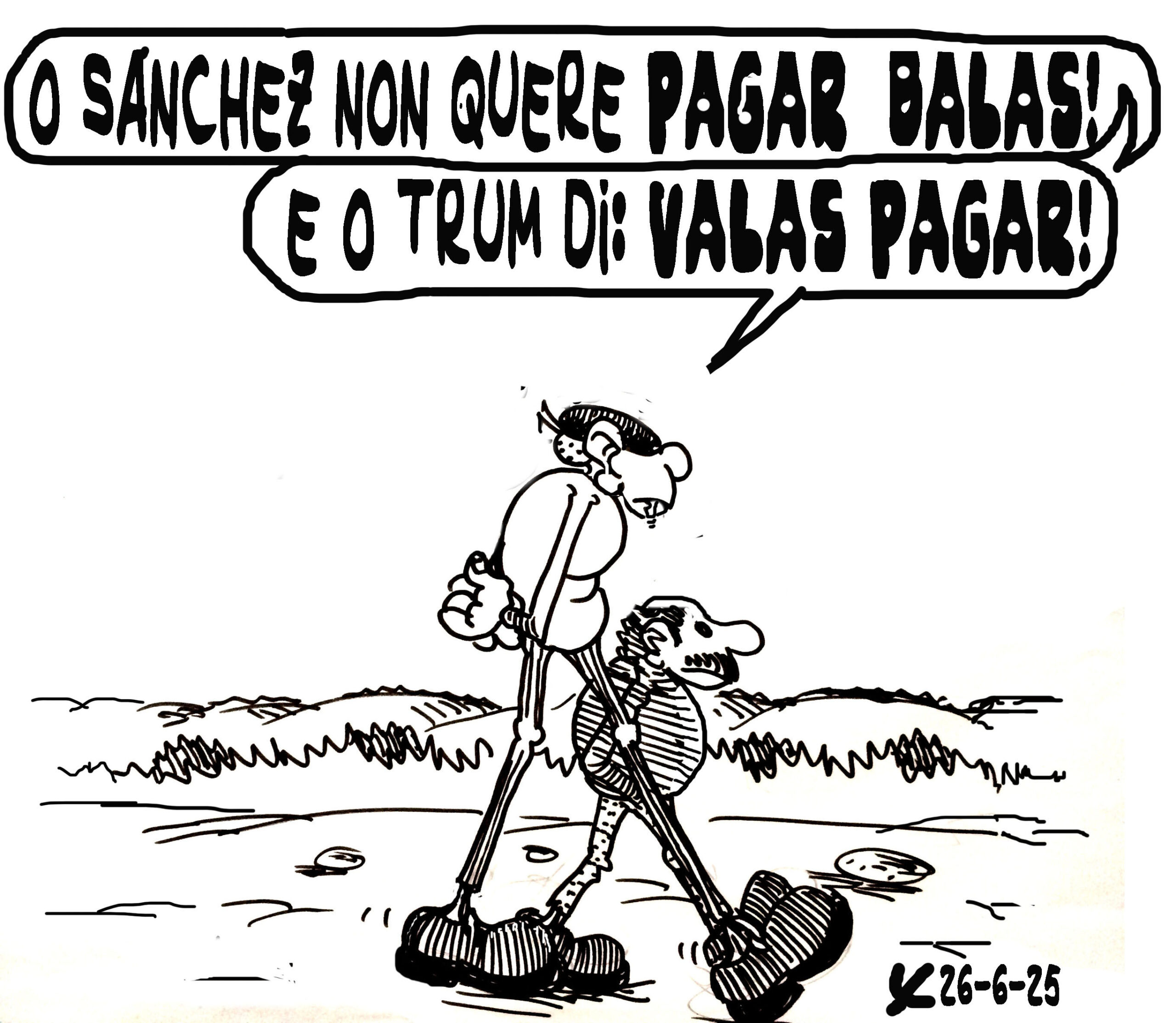 Viñeta de O Carrabouxo do 26 de xuño de 2025