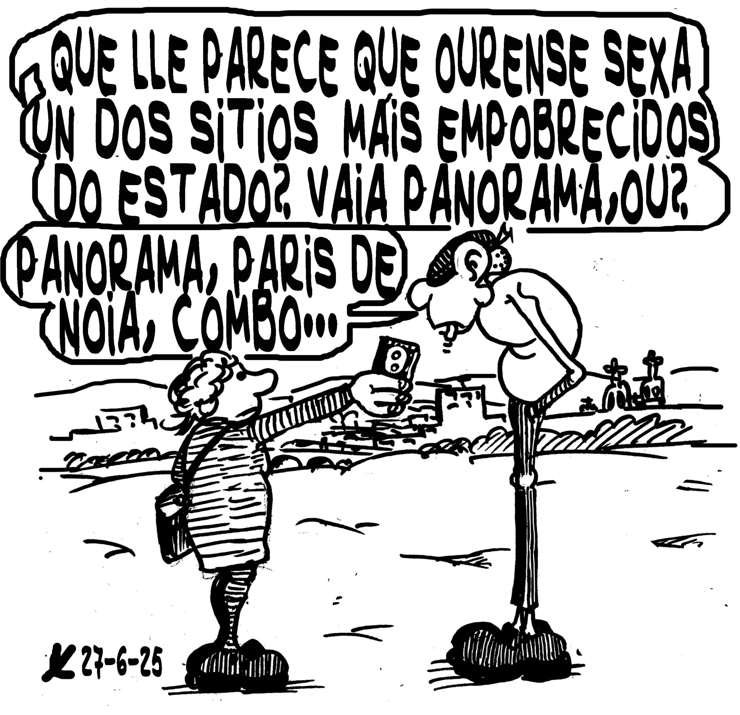 Viñeta de O Carrabouxo do 27 de xuño de 2025