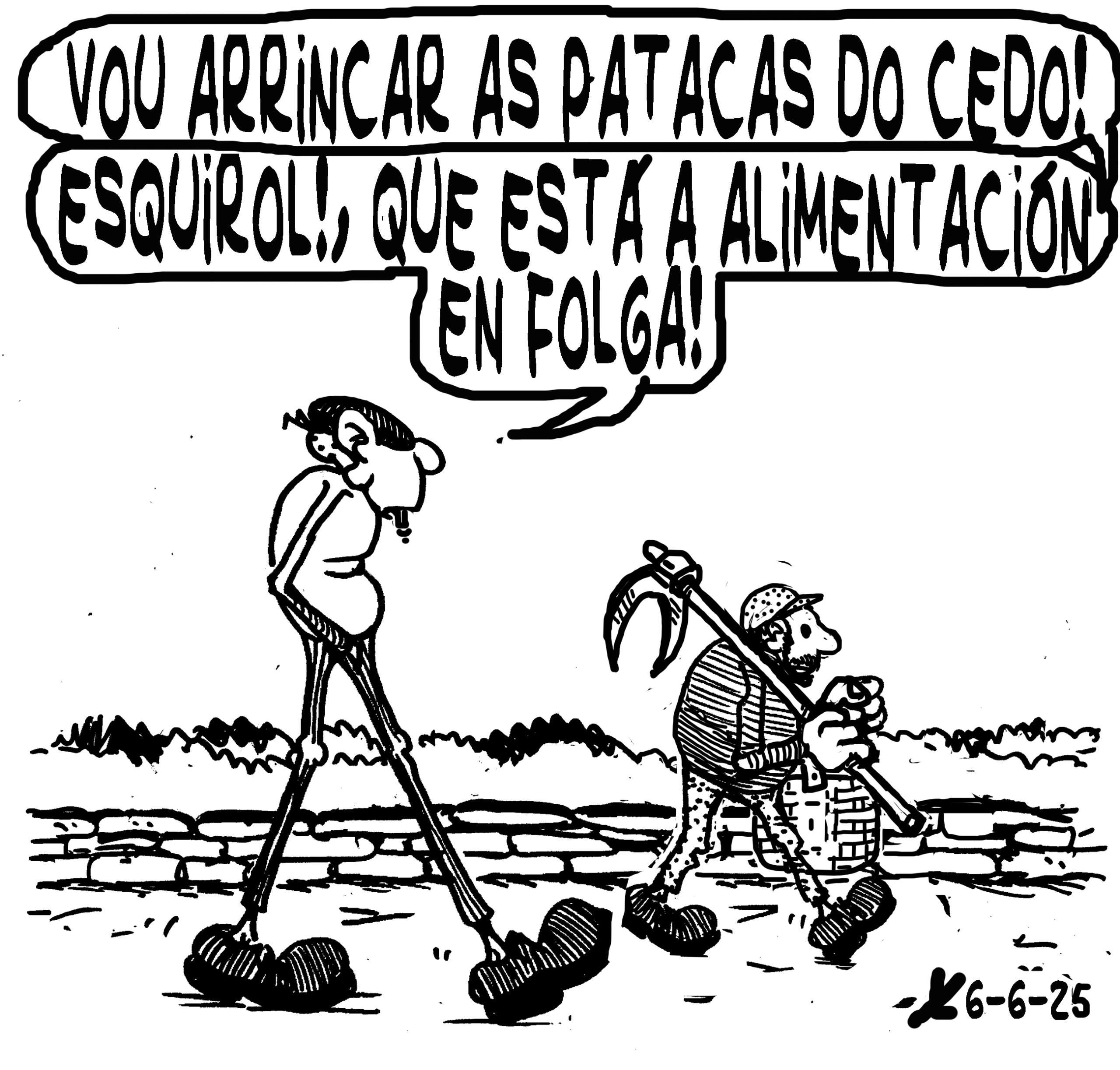 Viñeta de O Carrabouxo do 6 de xuño de 2025