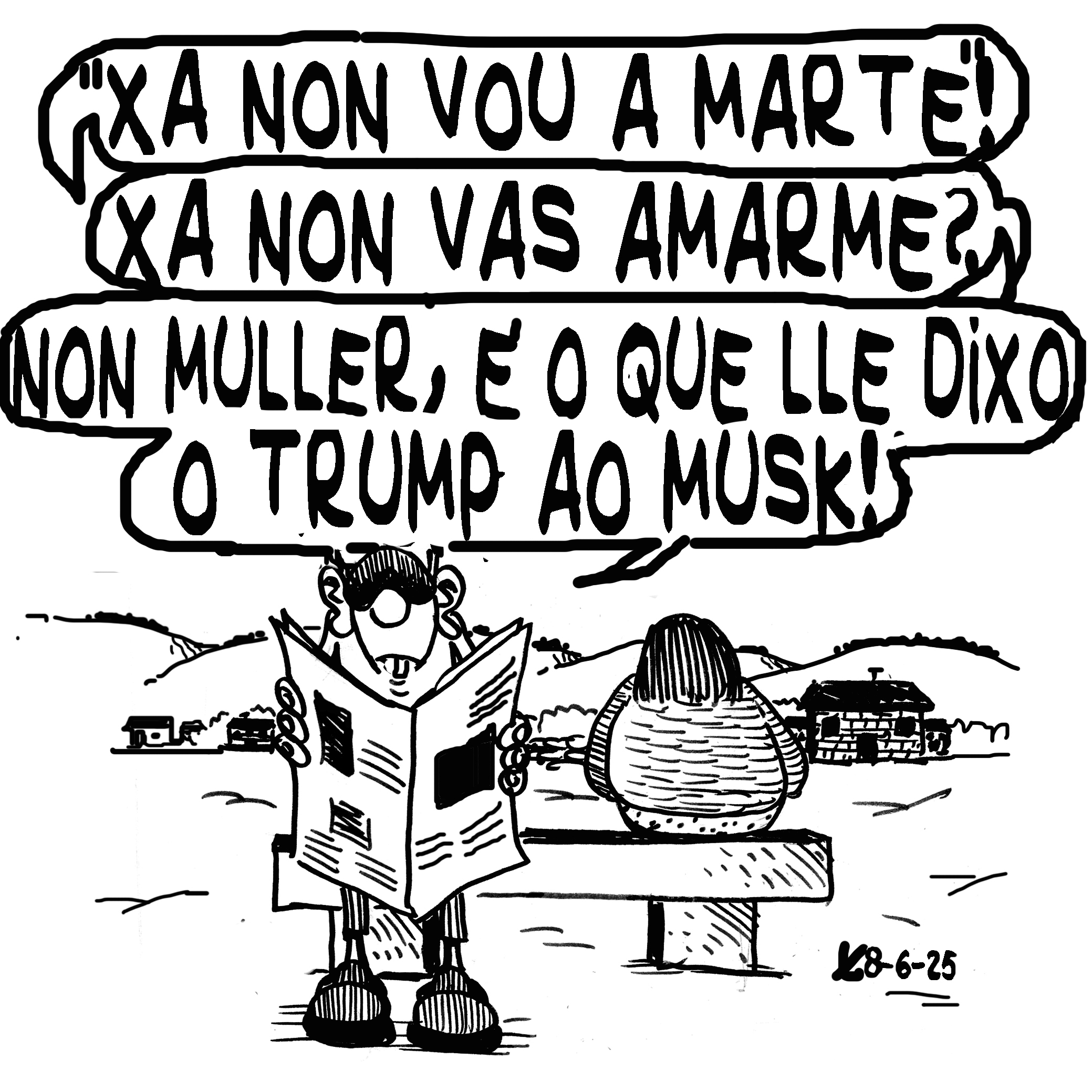 Viñeta de O Carrabouxo do 8 de xuño de 2025