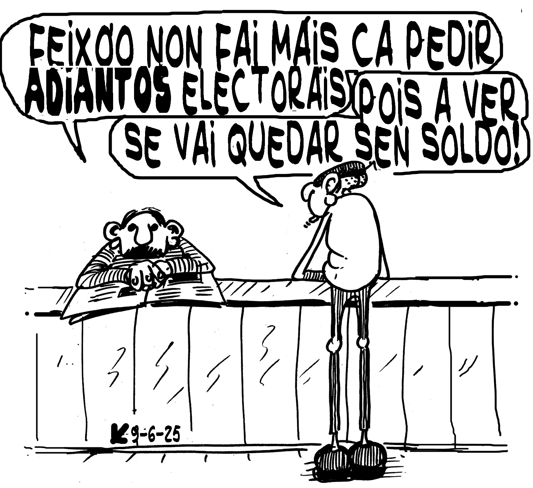 Viñeta de O Carrabouxo do 9 de xuño de 2025
