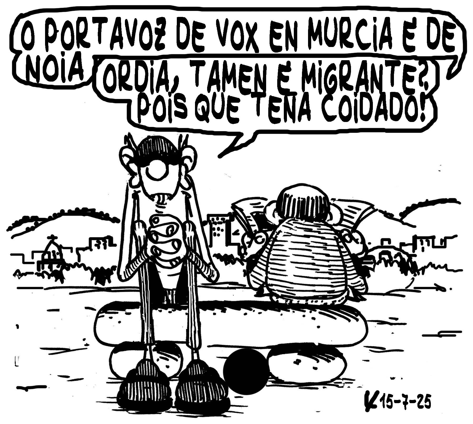 Viñeta de O Carrabouxo do 15 de xullo de 2025
