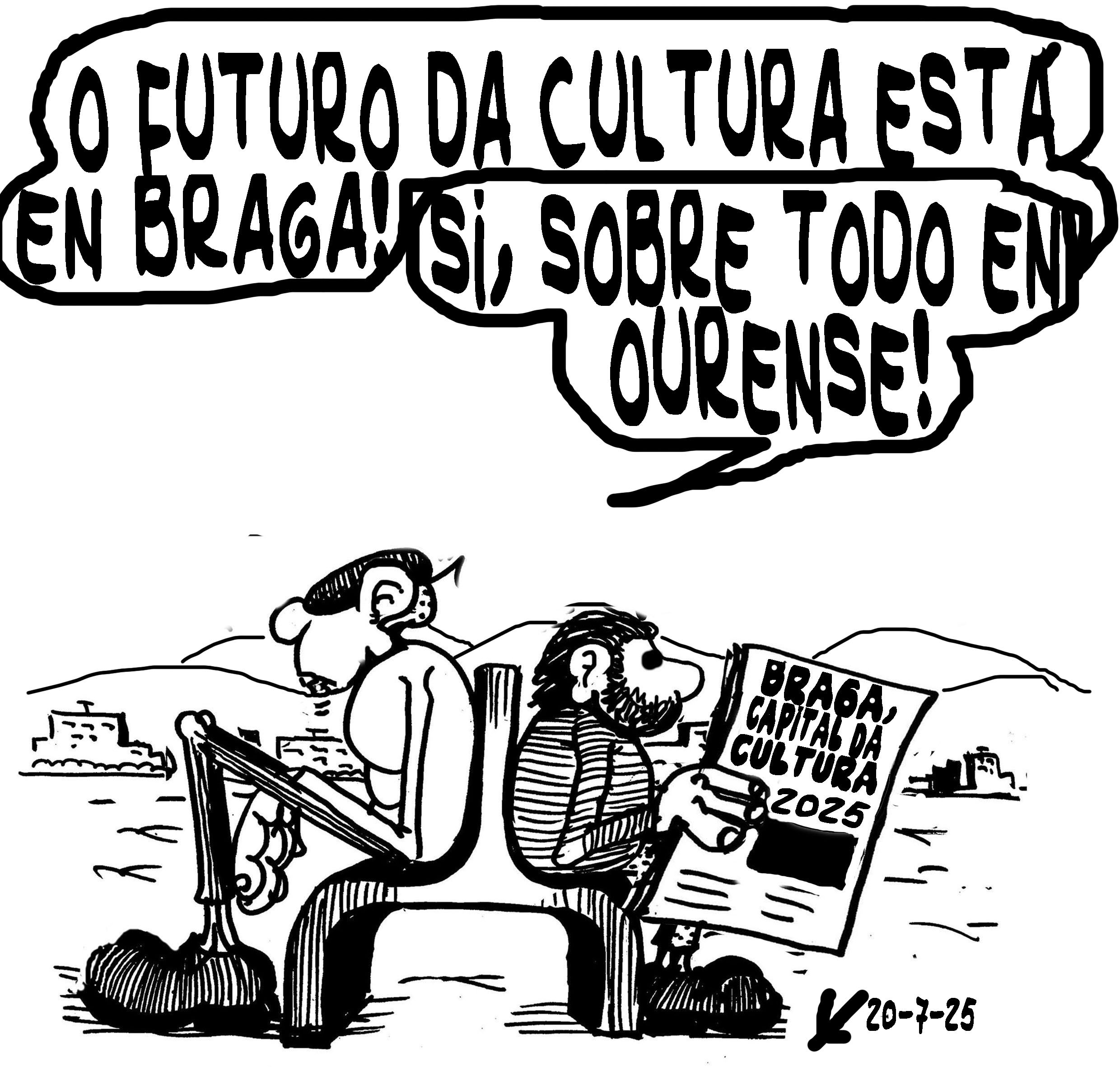 Viñeta de O Carrabouxo do 20 de xullo de 2025