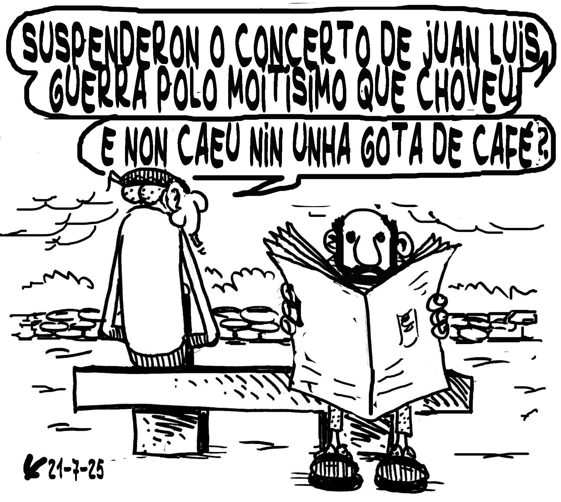 Viñeta de O Carrabouxo do 21 de xullo de 2025