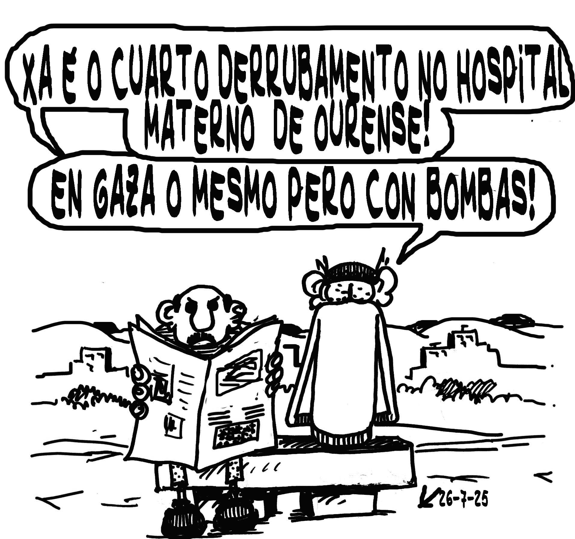 Viñeta de O Carrabouxo do 26 de xullo de 2025