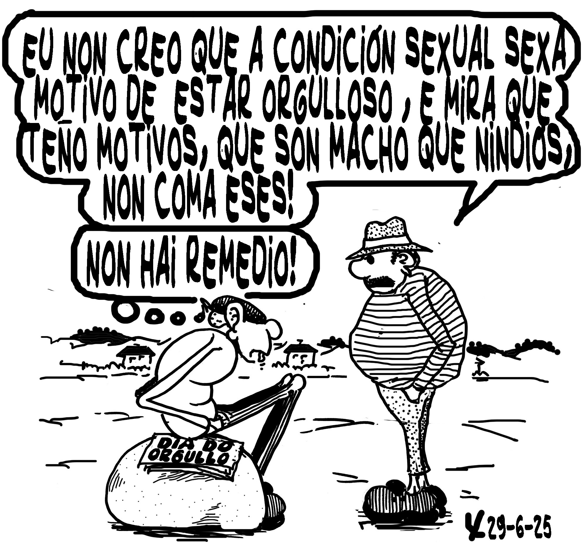 Viñeta de O Carrabouxo do 29 de xuño de 2025