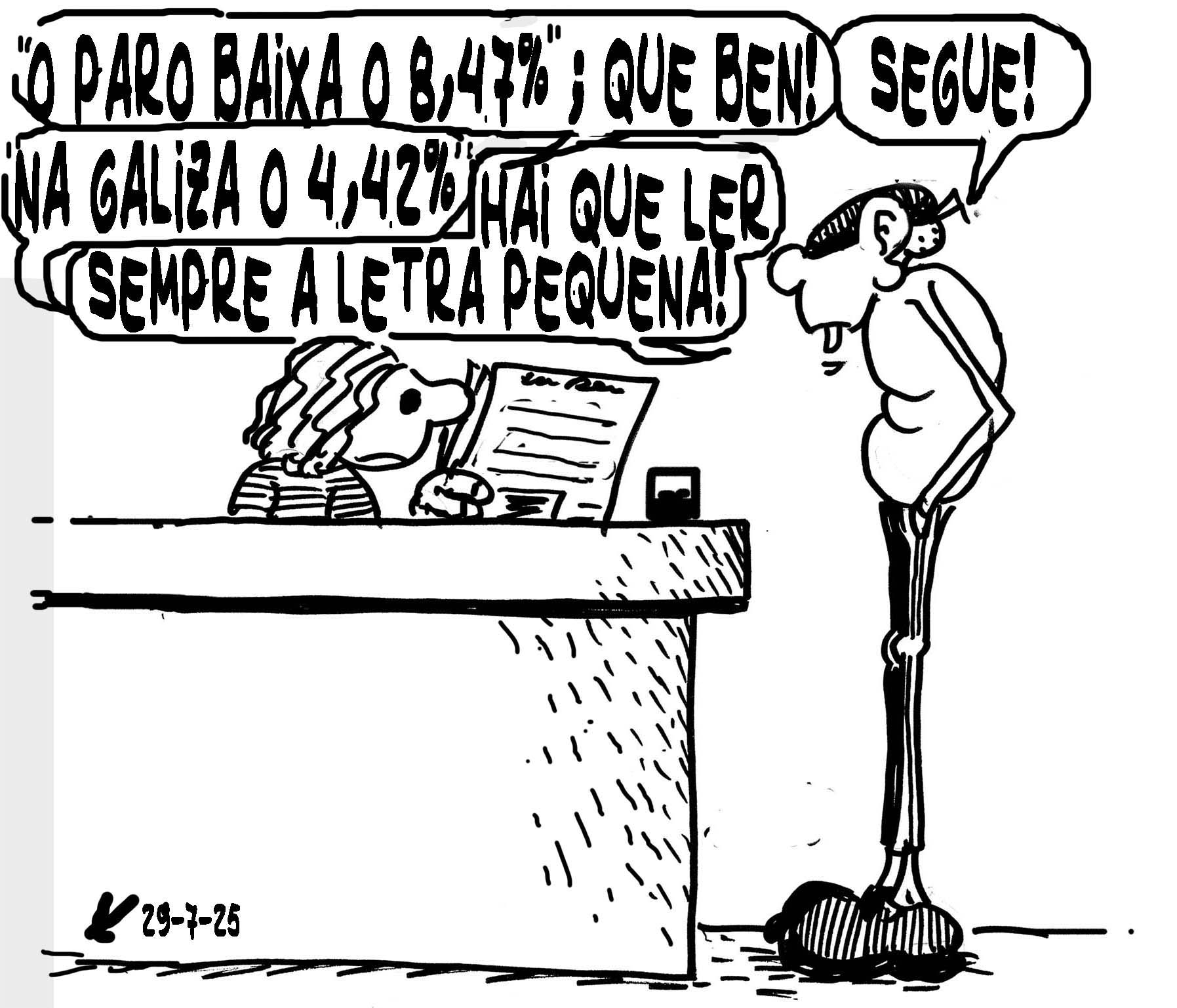 Viñeta de O Carrabouxo do 29 de xullo de 2025