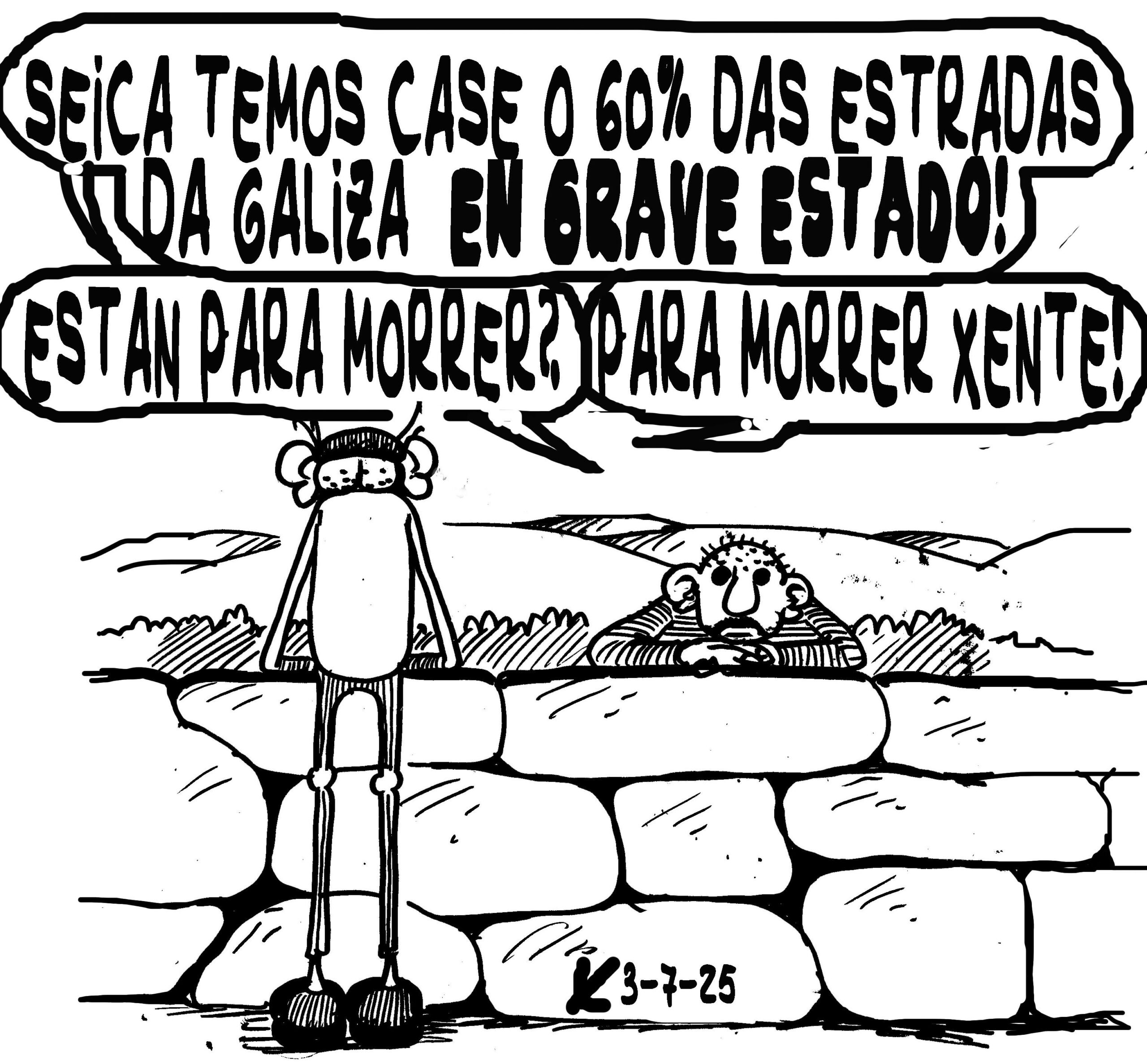 Viñeta de O Carrabouxo do 3 de xullo de 2025