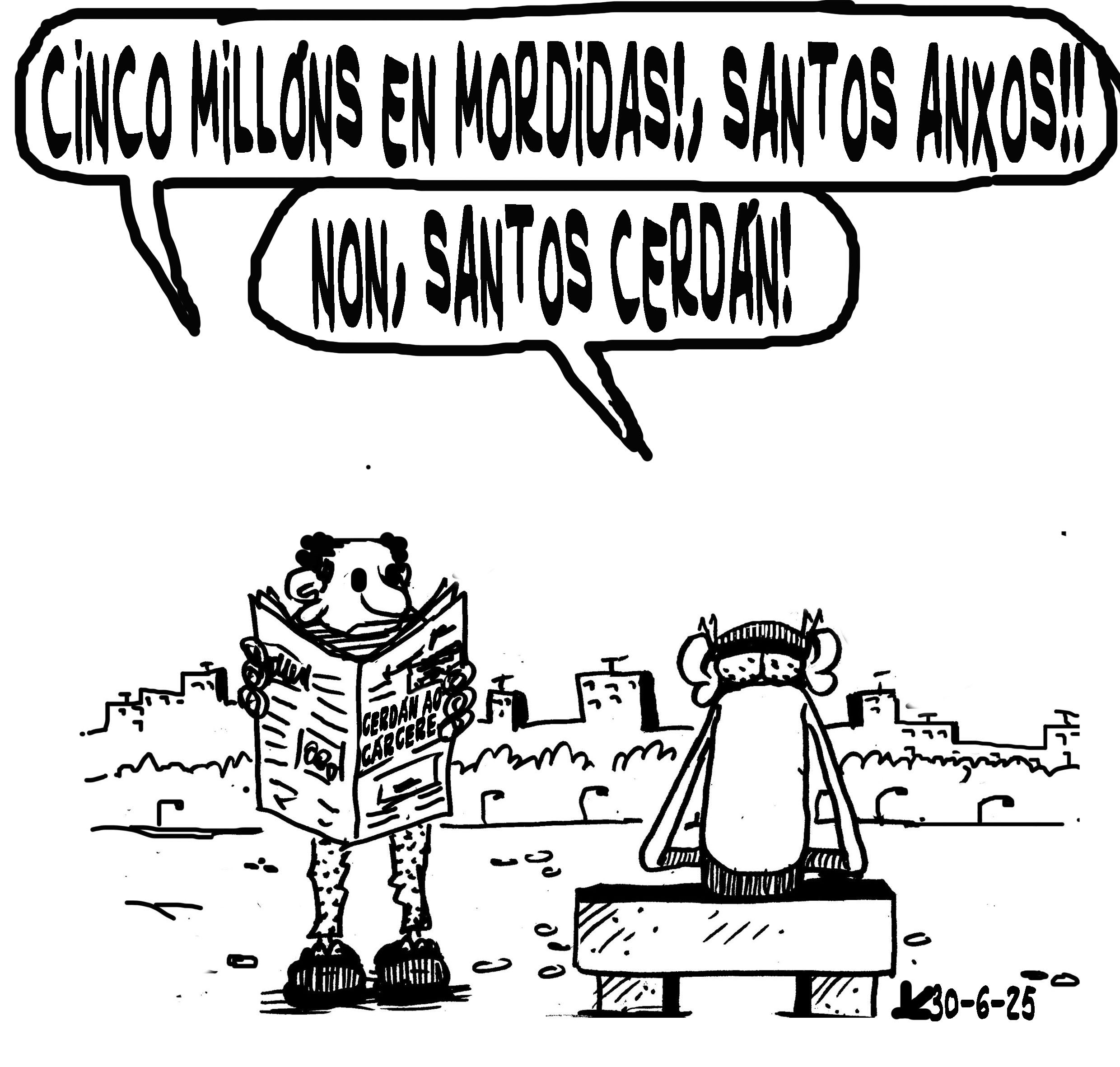 Viñeta de O Carrabouxo do 30 de xuño de 2025