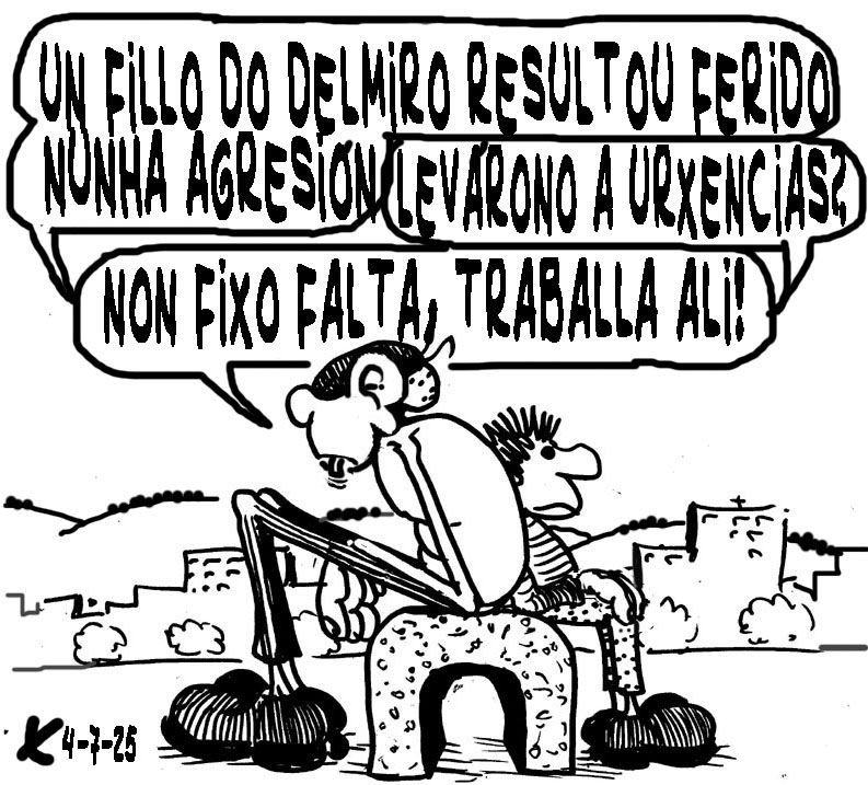 Viñeta de O Carrabouxo do 4 de xullo de 2025