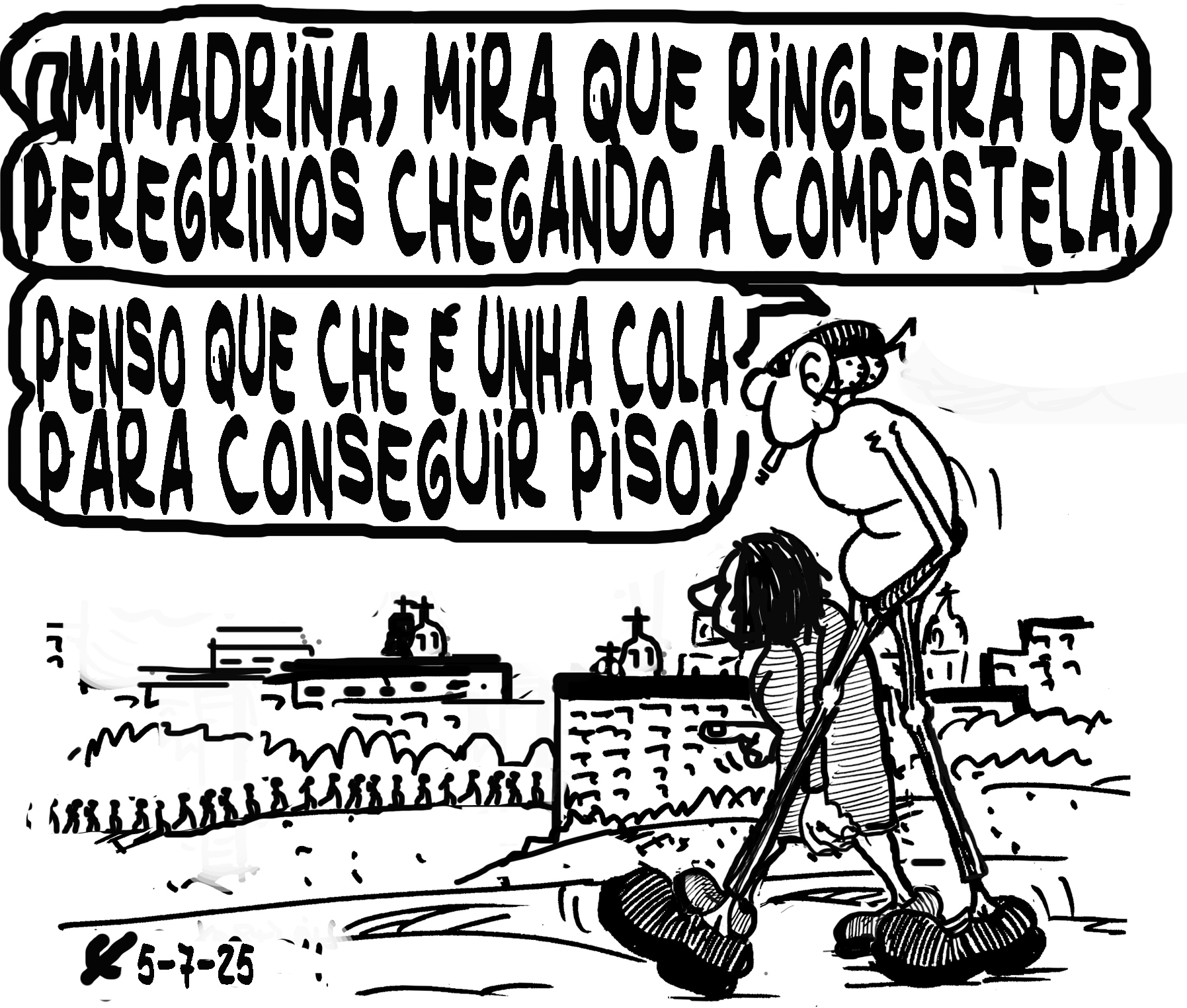 Viñeta de O Carrabouxo do 5 de xullo de 2025