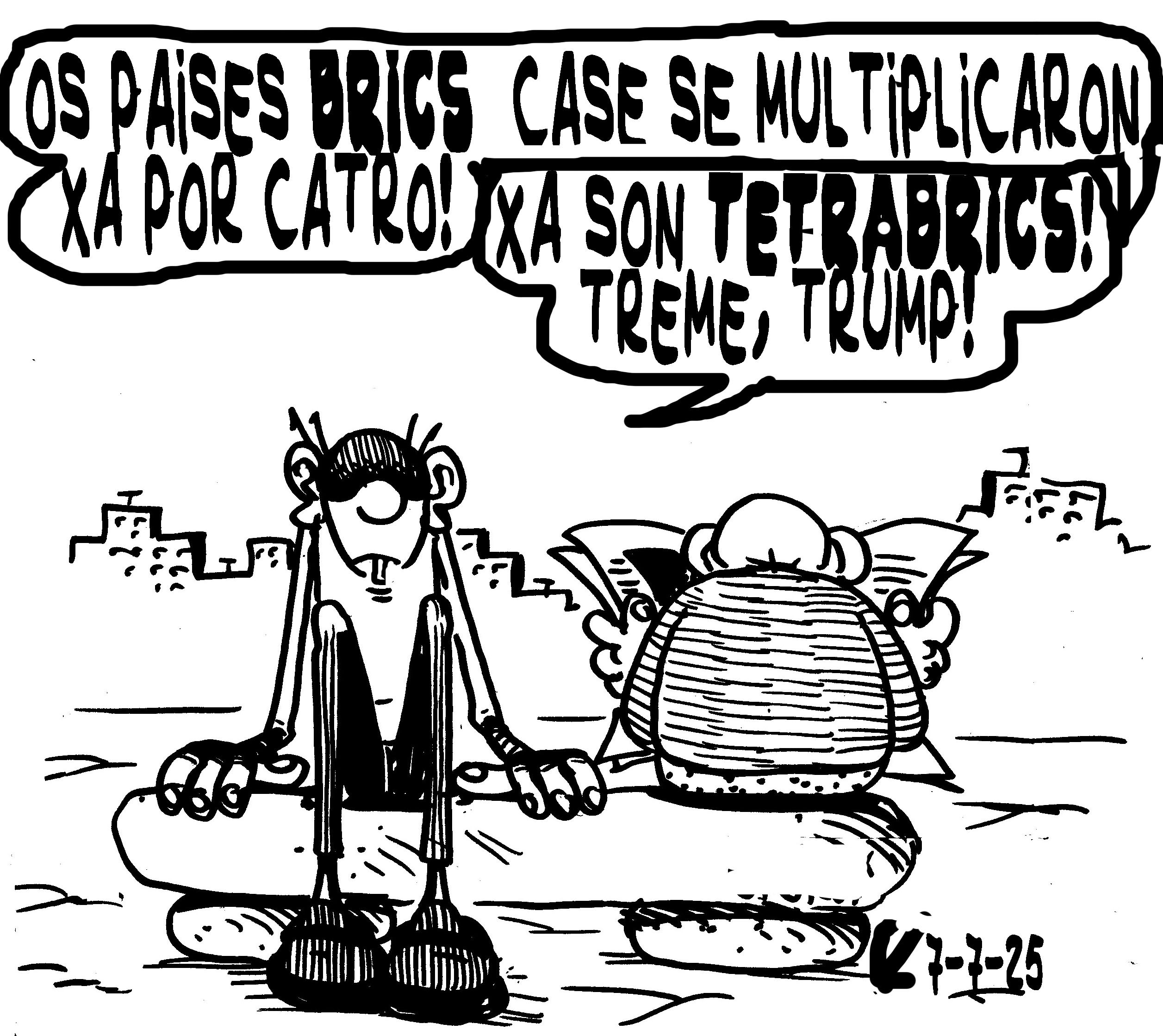 Viñeta de O Carrabouxo do 7 de xullo de 2025