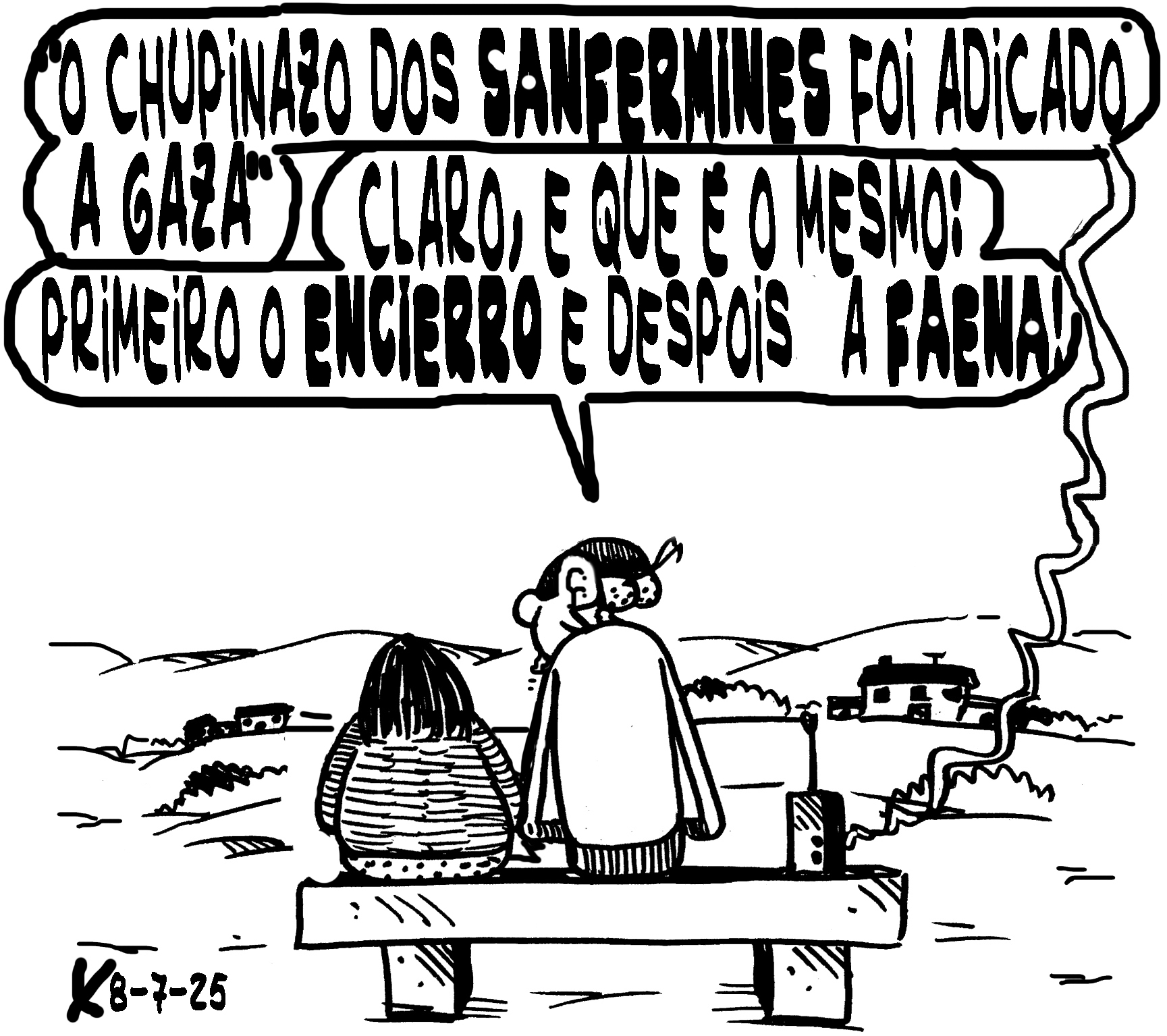Viñeta de O Carrabouxo do 8 de xullo de 2025