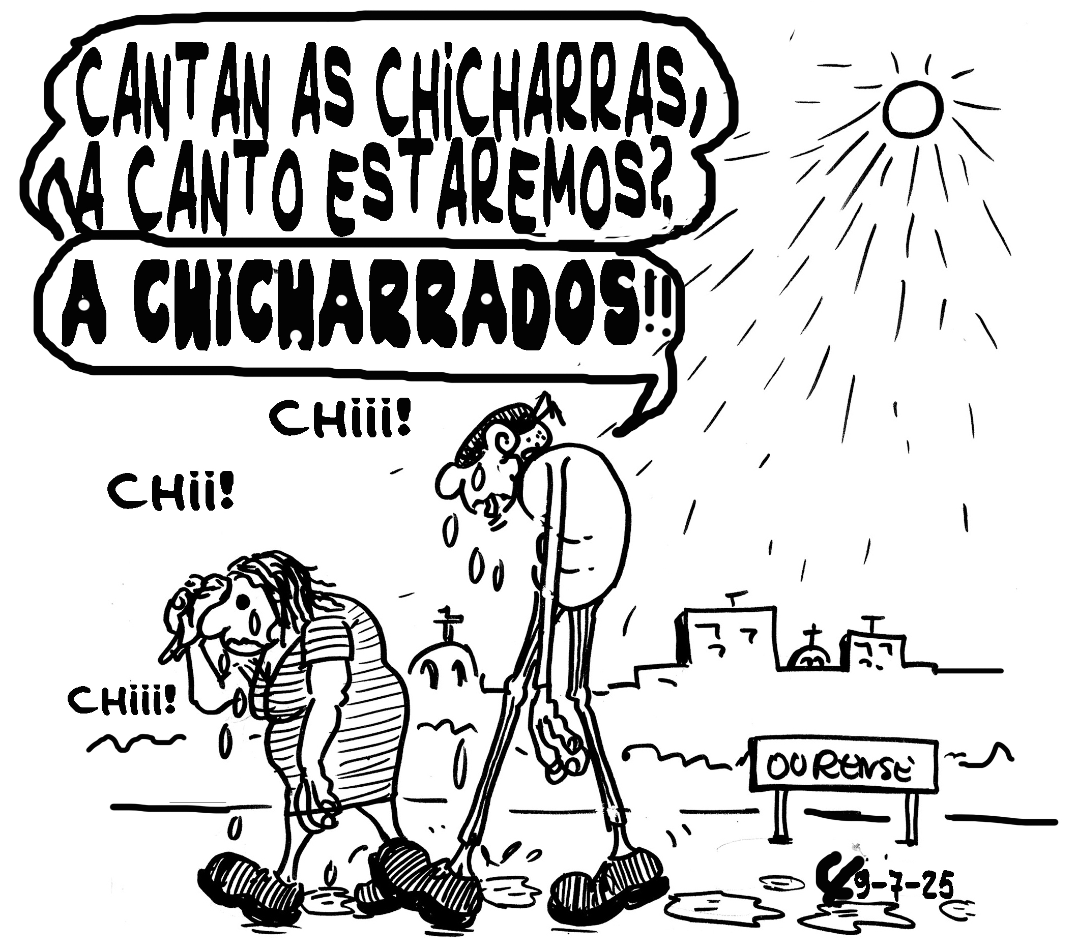 Viñeta de O Carrabouxo do 9 de xullo de 2025
