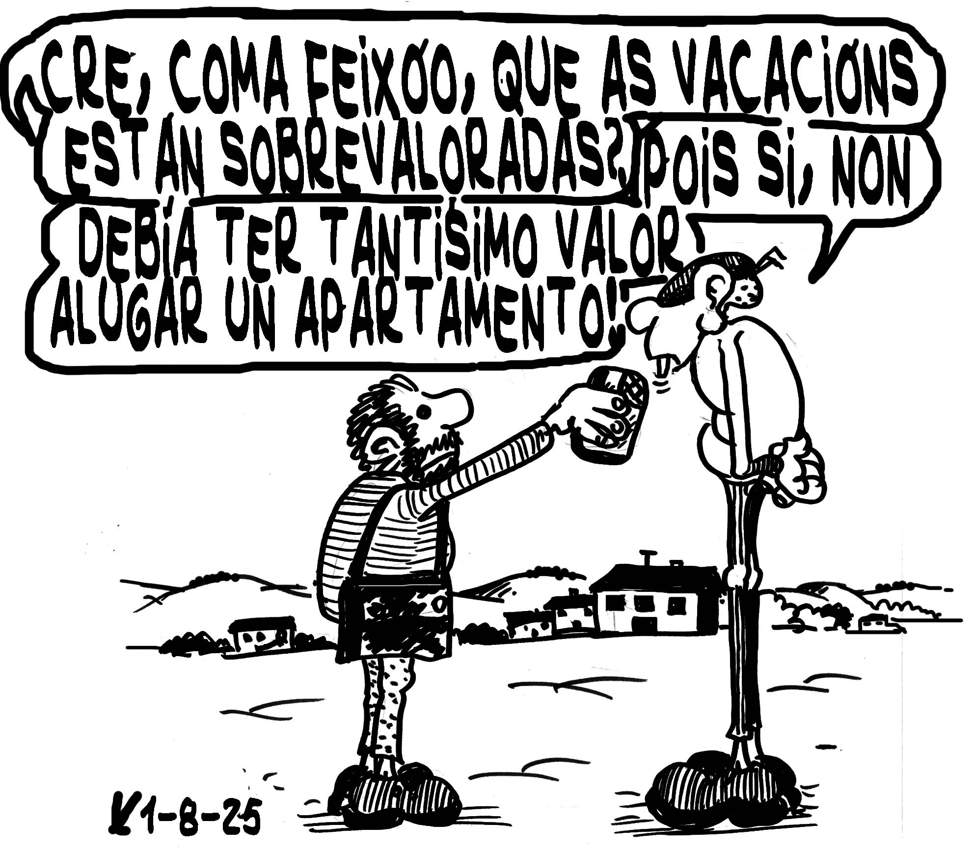 Viñeta de O Carrabouxo do 1 de agosto de 2025