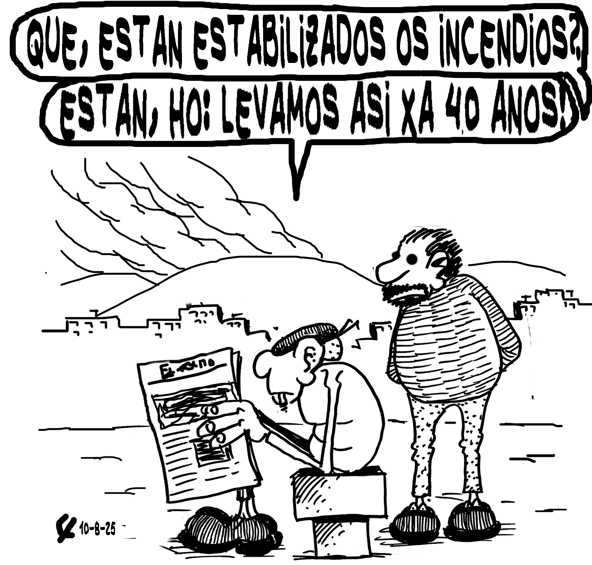 Viñeta de O Carrabouxo do 10 de agosto de 2025