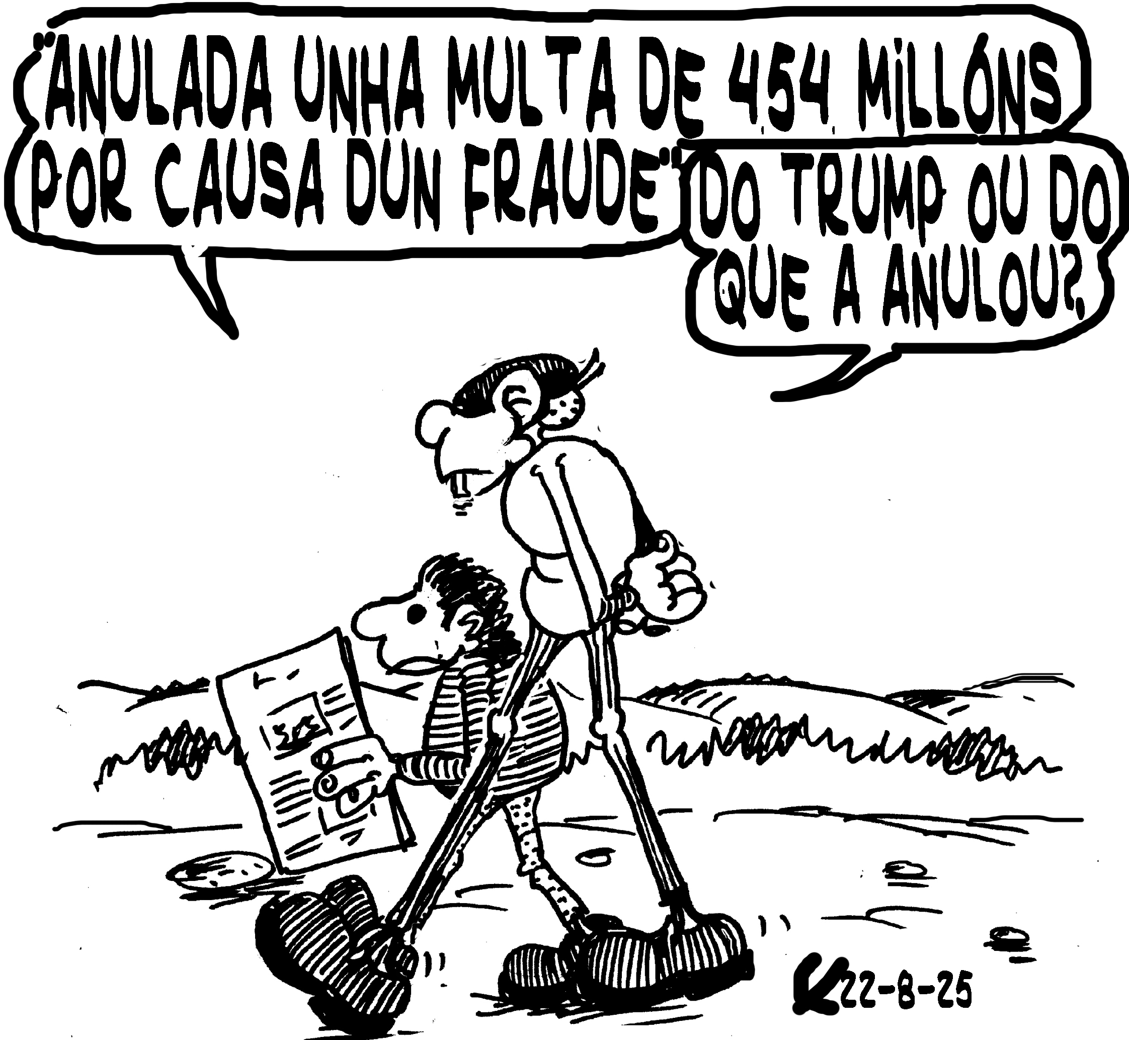 Viñeta de O Carrabouxo do 24 de agosto de 2025