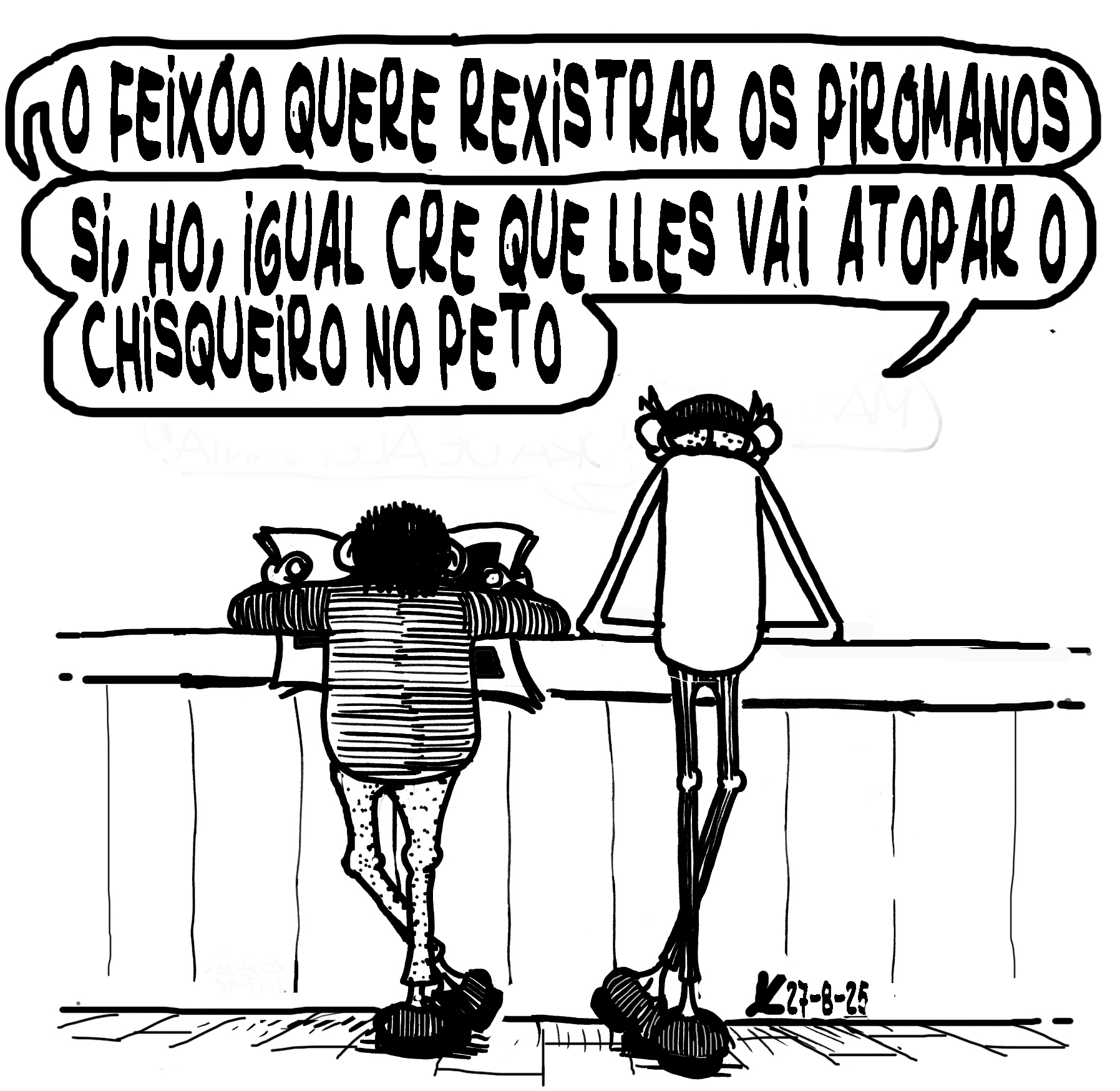 Viñeta de O Carrabouxo do 27 de agosto de 2025