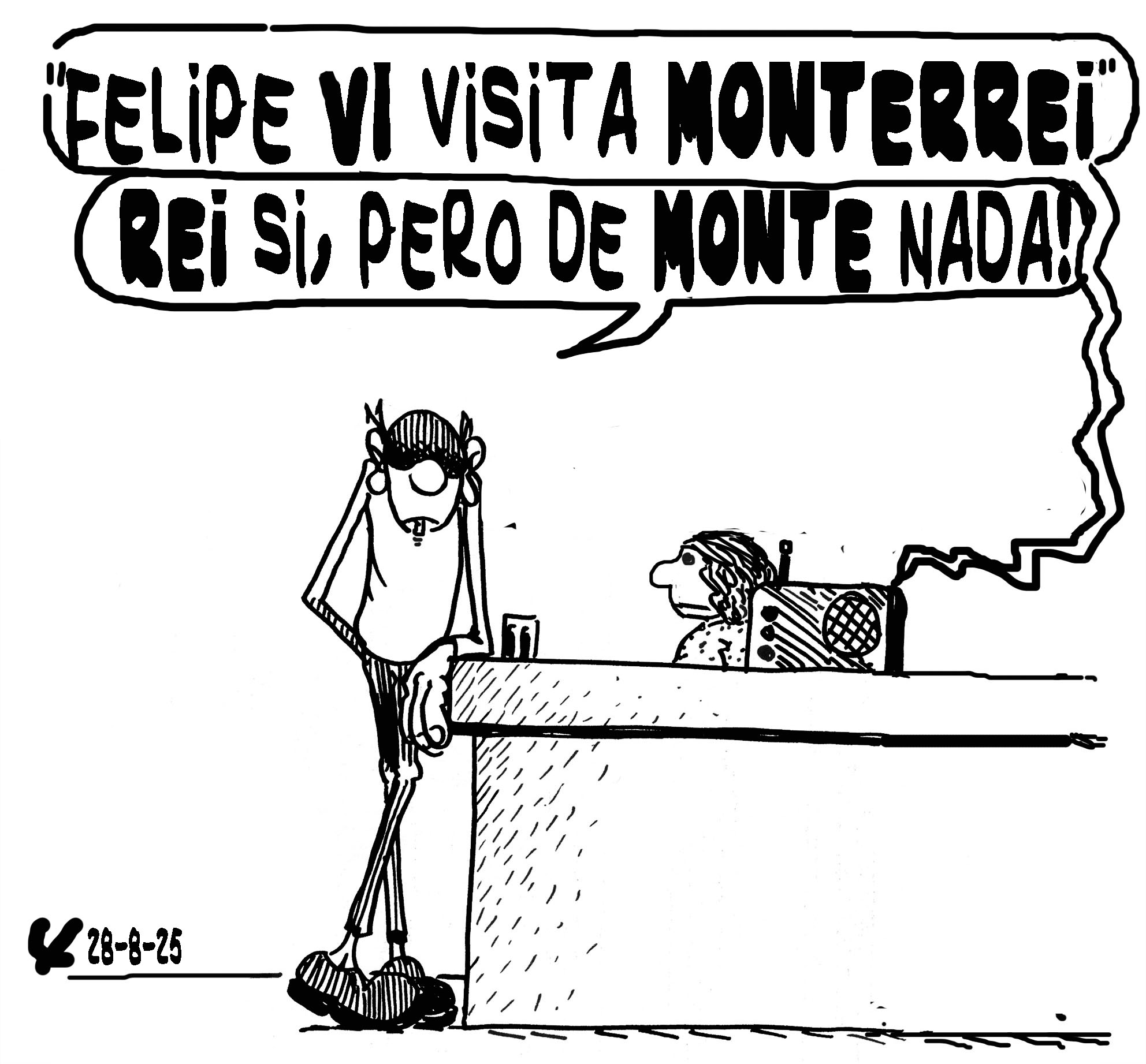 Viñeta de O Carrabouxo do 28 de agosto de 2025