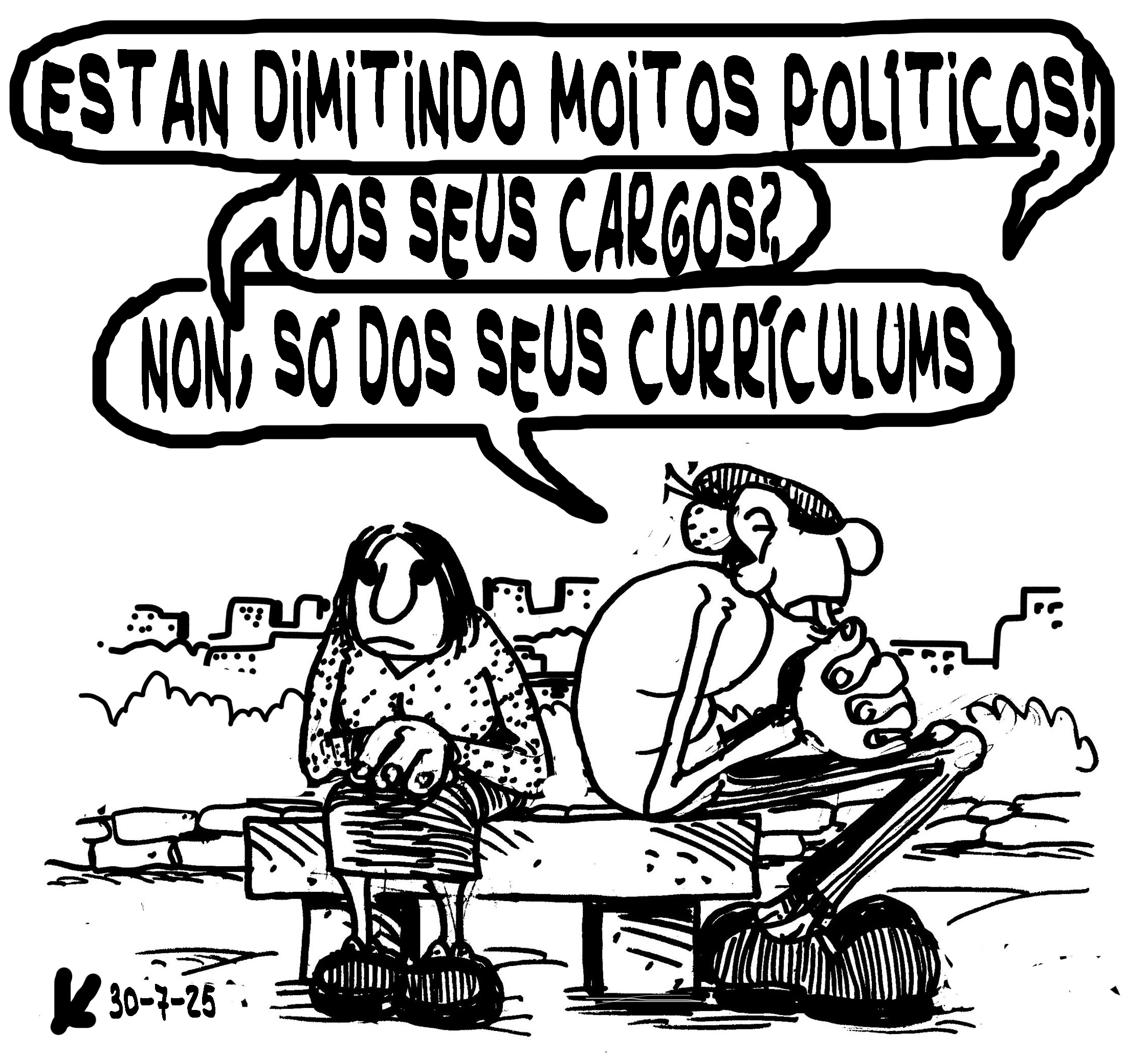 Viñeta de O Carrabouxo do 30 de xullo de 2025