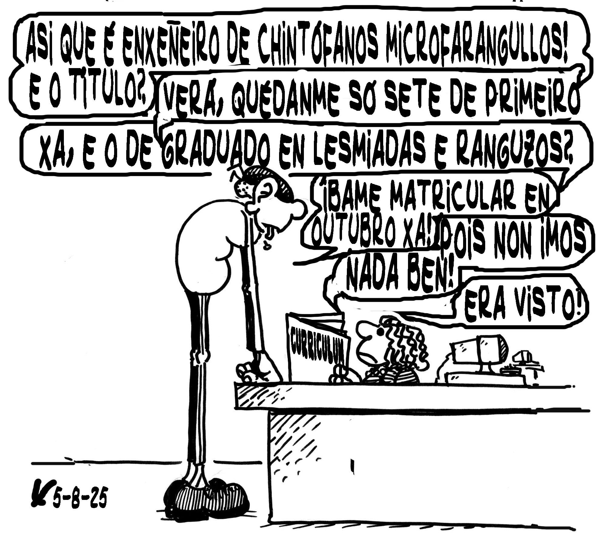 Viñeta de O Carrabouxo do 5 de agosto de 2025