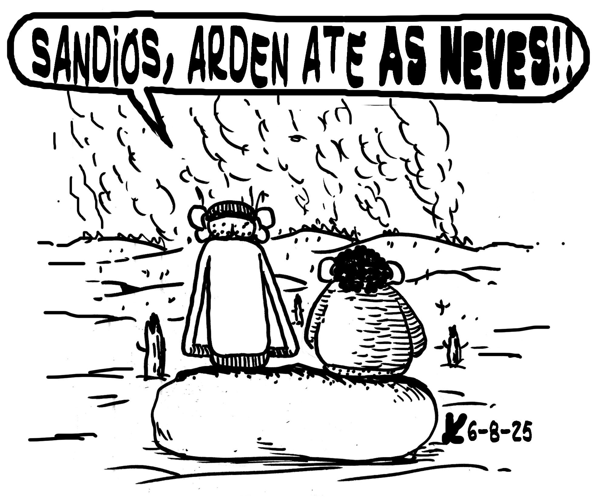 Viñeta de O Carrabouxo do 6 de agosto de 2025