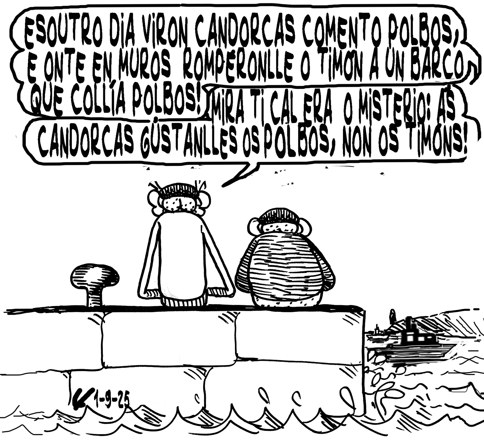 Viñeta de O Carrabouxo do 1 de setembro de 2025