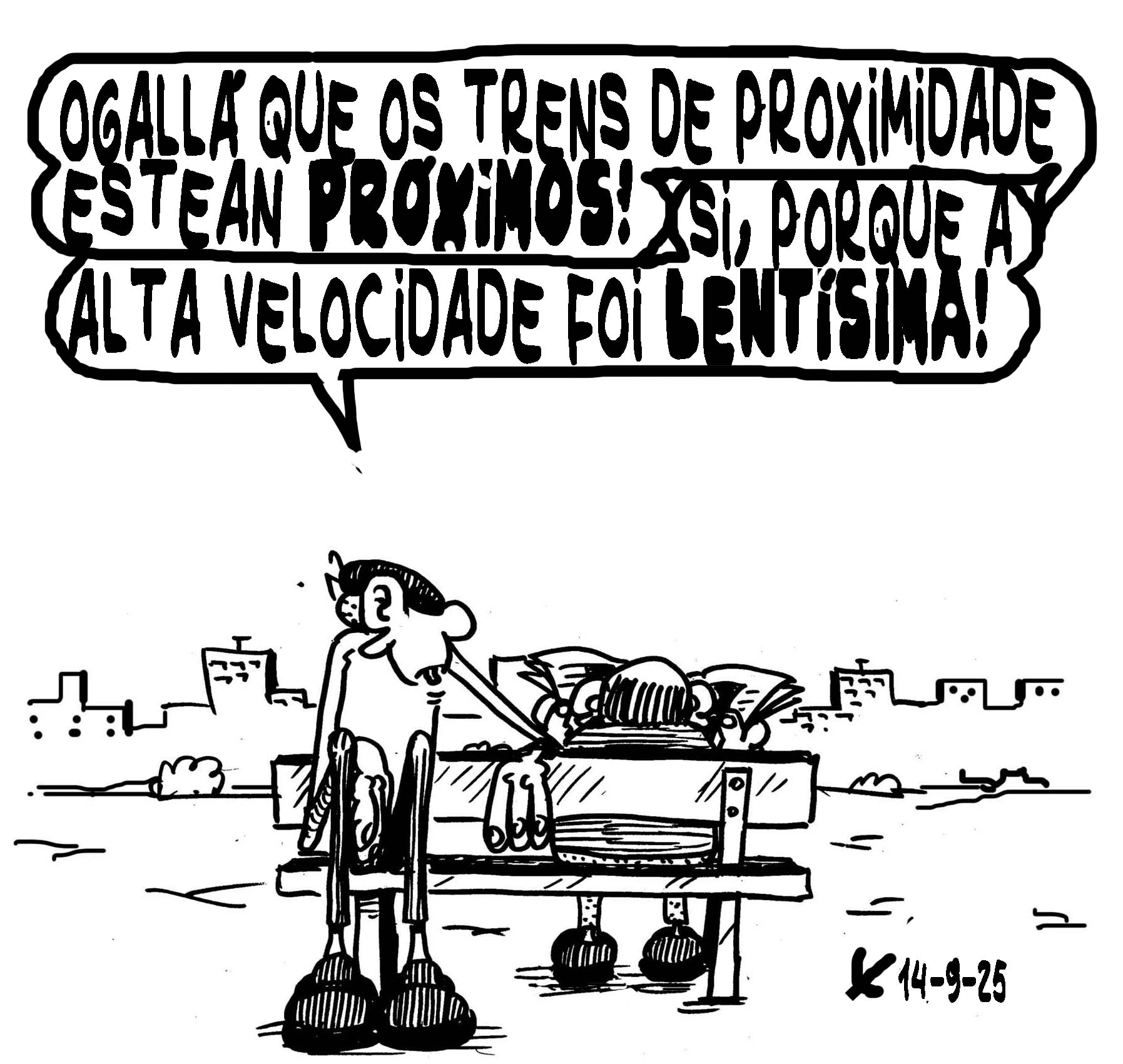 Viñeta de O Carrabouxo do 14 de setembro de 2025