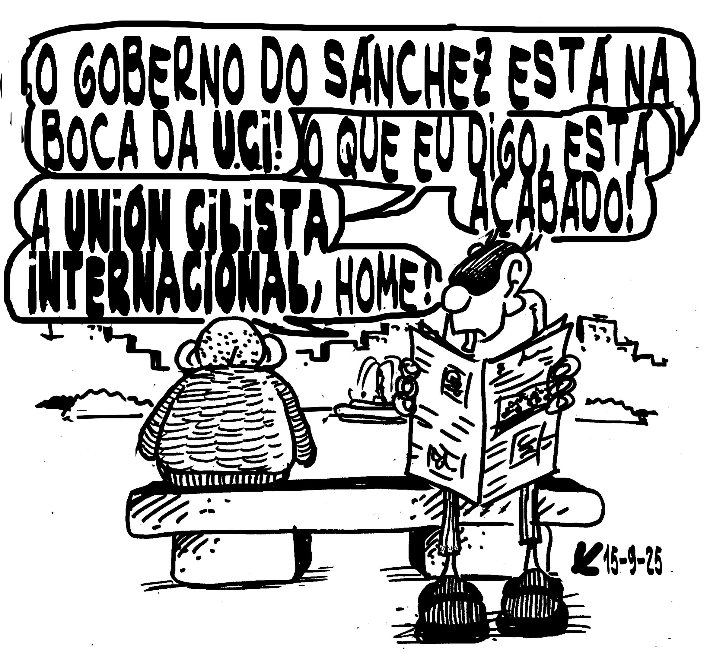 Viñeta de O Carrabouxo do 15 de setembro de 2025