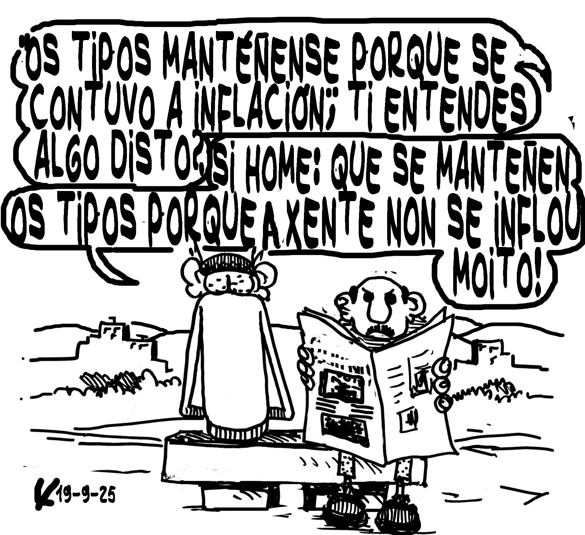 Viñeta de O Carrabouxo do 19 de setembro de 2025